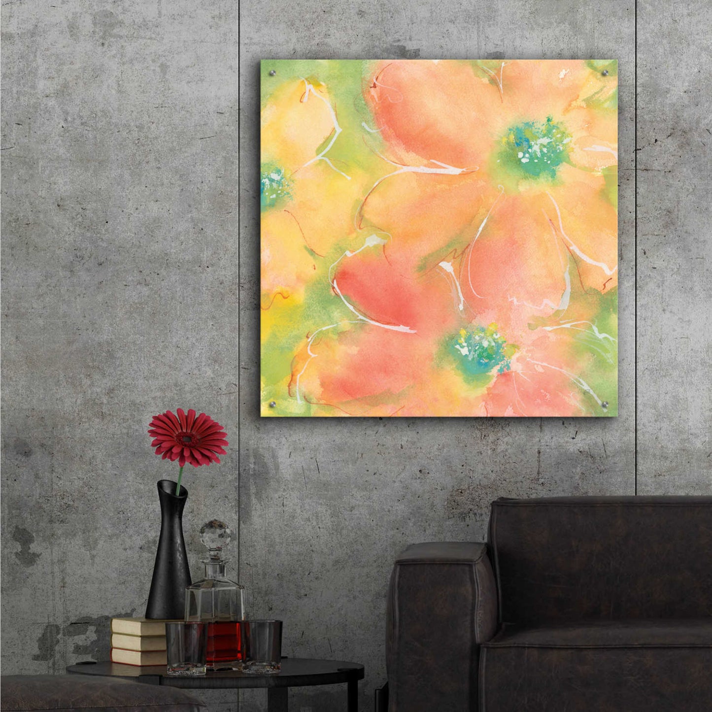 Epic Art 'Summer Cosmos II' by Chris Paschke,36x36