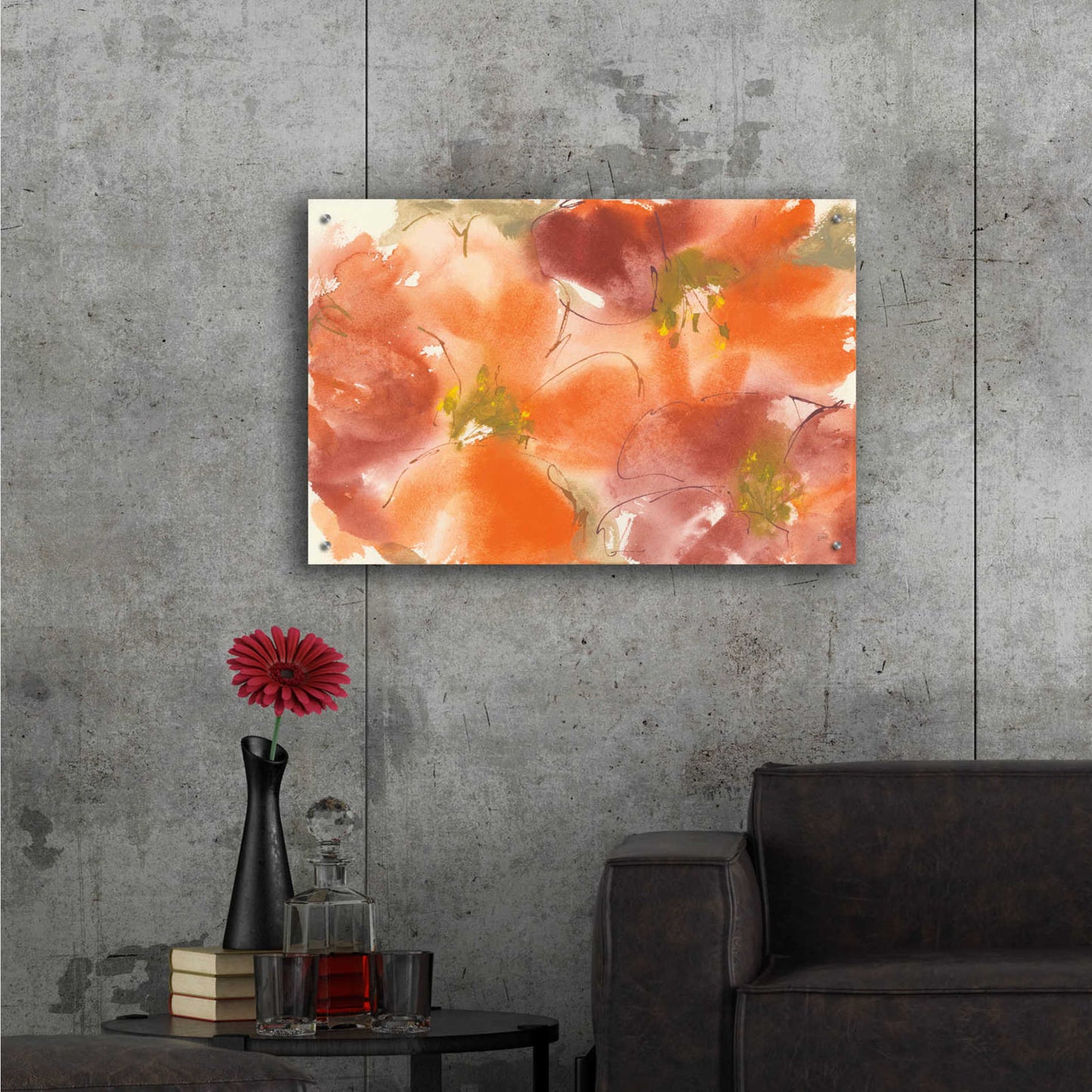 Epic Art 'Tribal Lilies I' by Chris Paschke,36x24