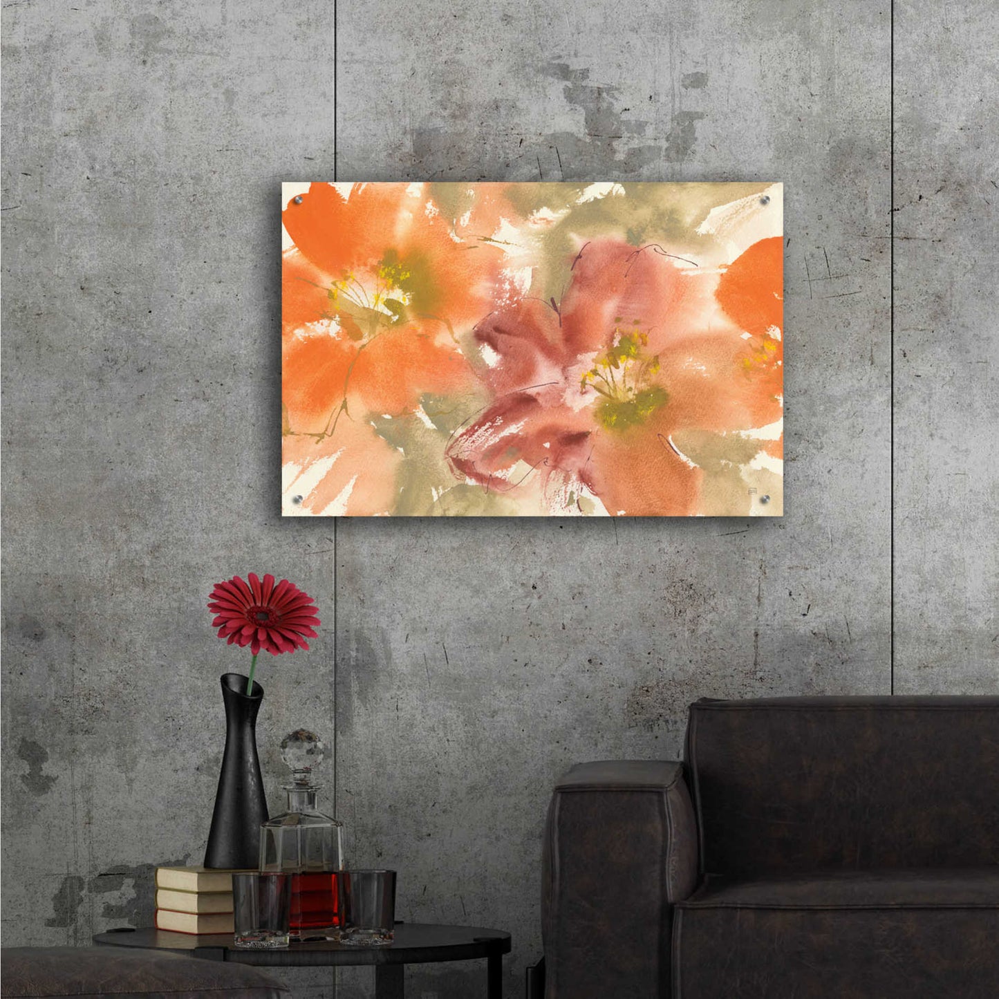 Epic Art 'Tribal Lilies II' by Chris Paschke,36x24