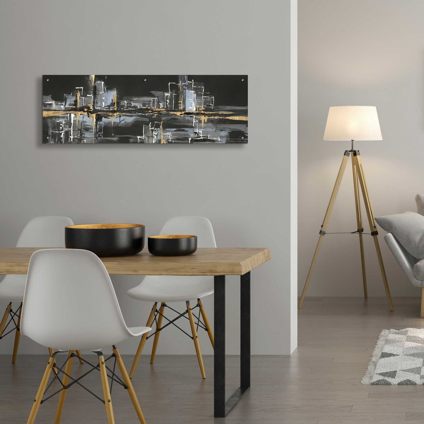 Epic Art 'Urban Gold II' by Chris Paschke,48x16