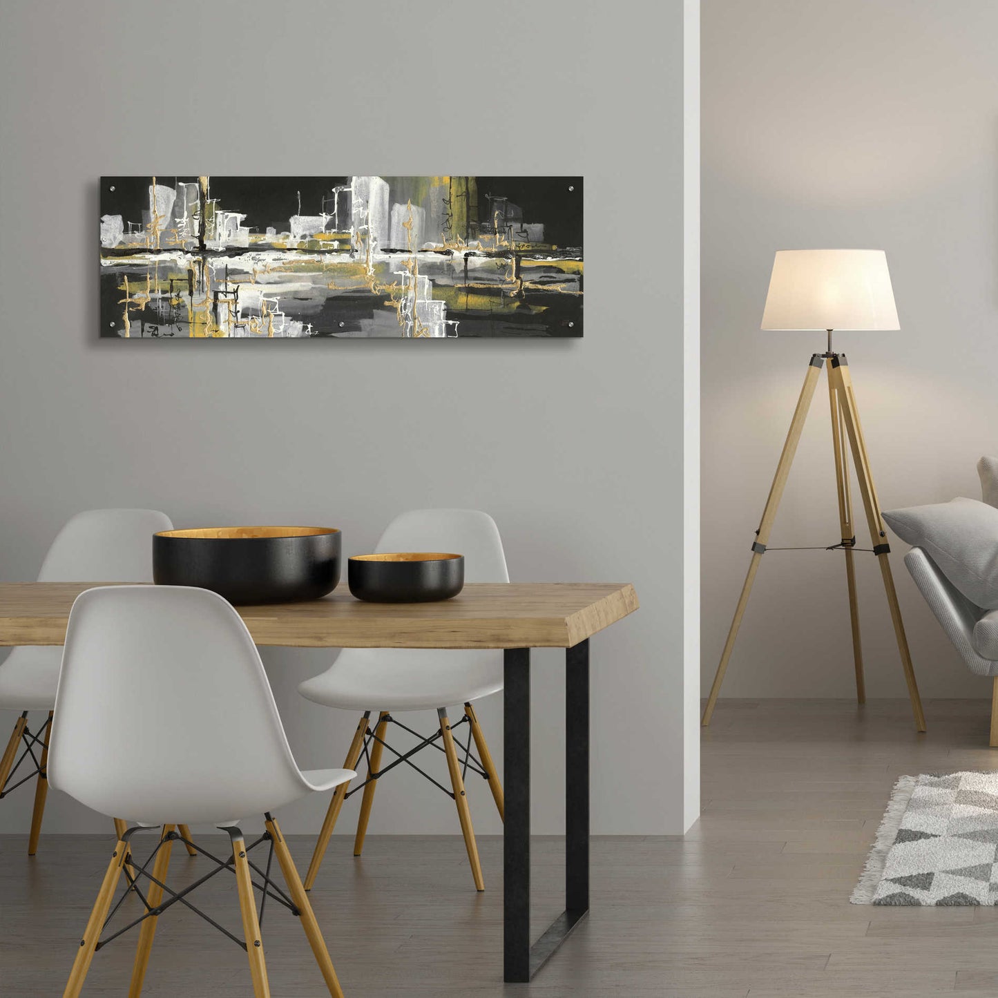 Epic Art 'Urban Gold III' by Chris Paschke,48x16