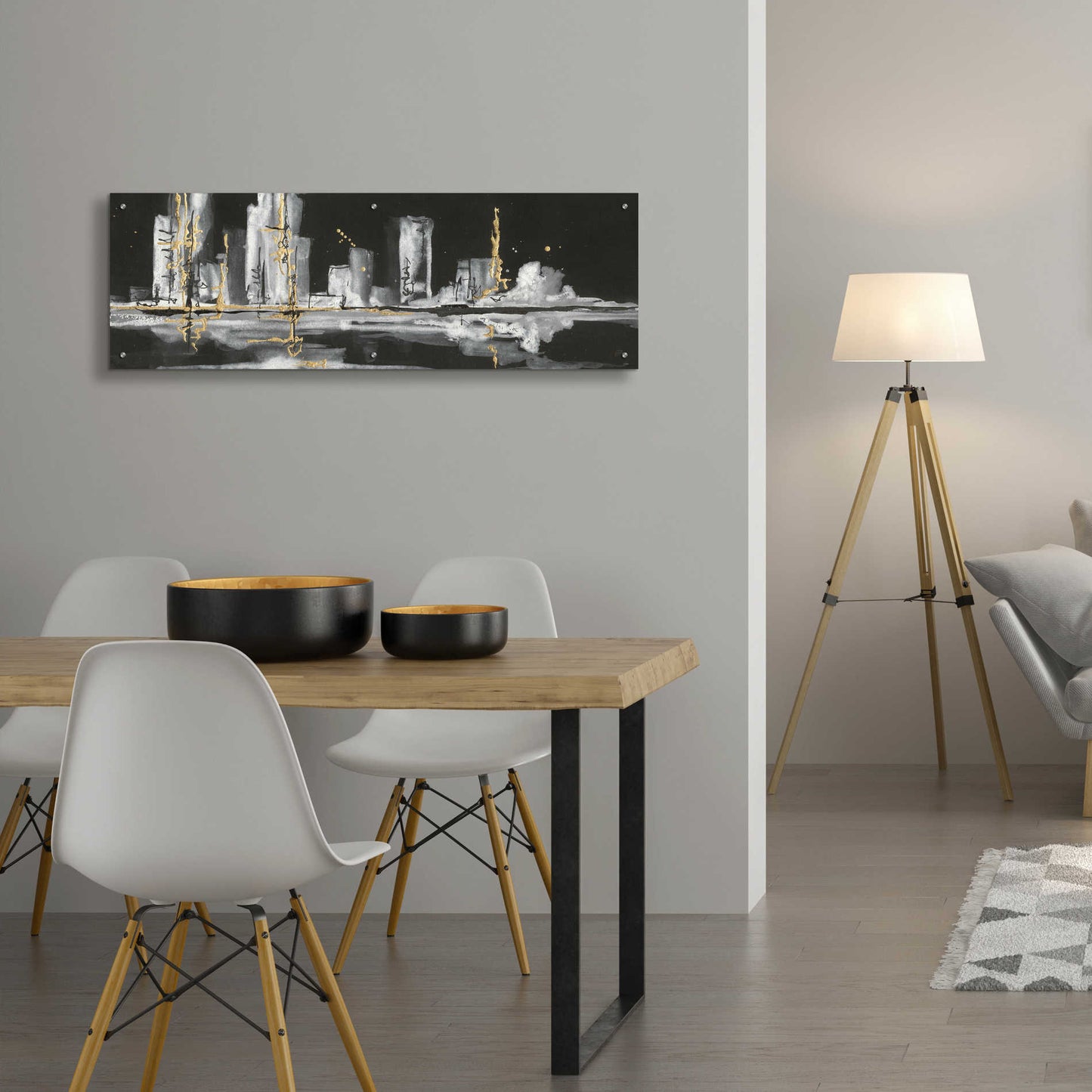 Epic Art 'Urban Gold V' by Chris Paschke,48x16