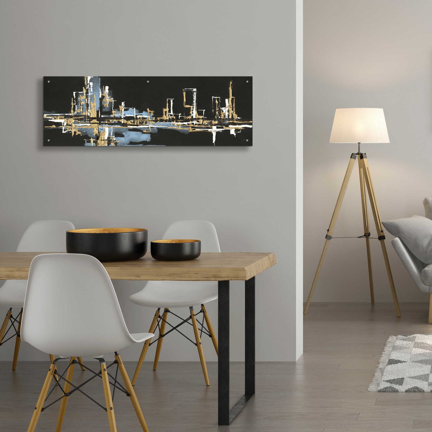 Epic Art 'Urban Gold VI' by Chris Paschke,48x16