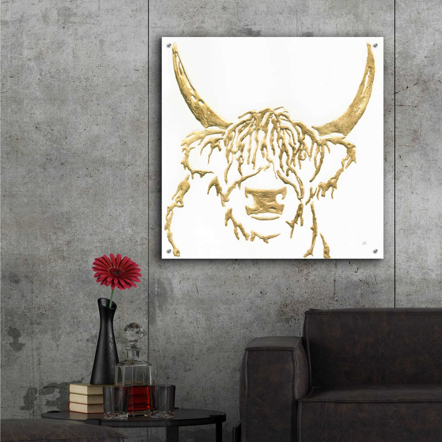 Epic Art 'Gilded Highlander I' by Chris Paschke,36x36