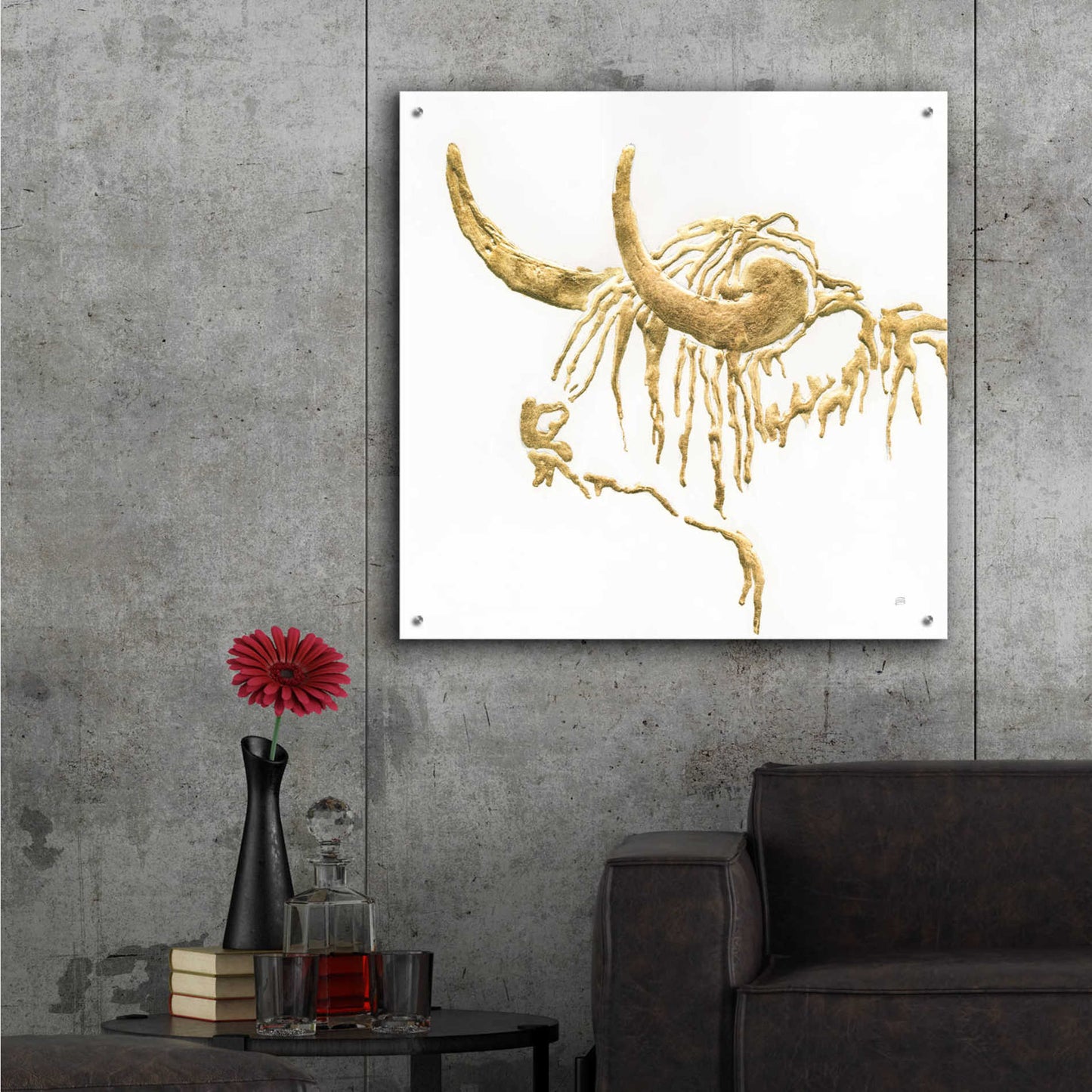 Epic Art 'Gilded Highlander III' by Chris Paschke,36x36