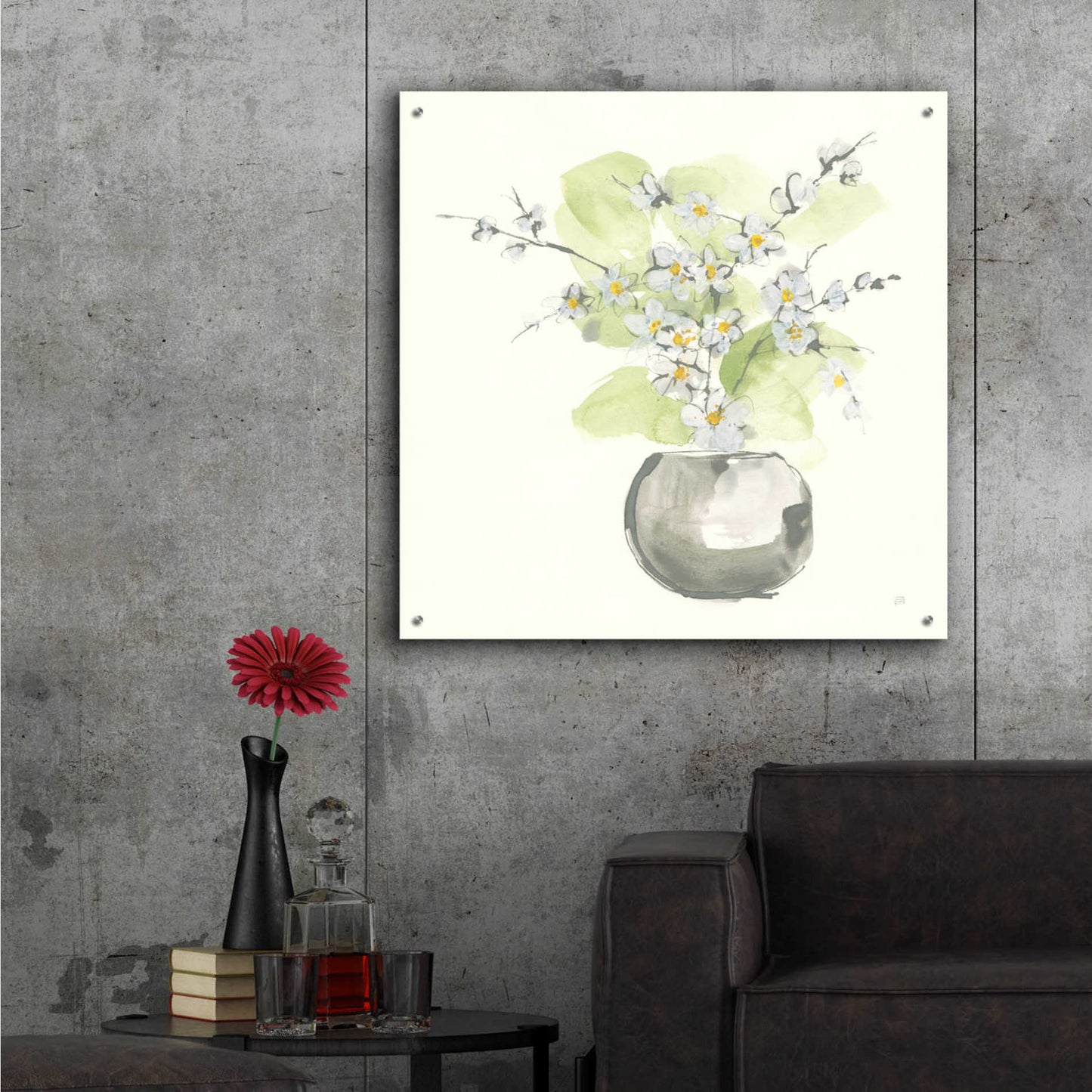 Epic Art 'Plant Blossom II' by Chris Paschke,36x36