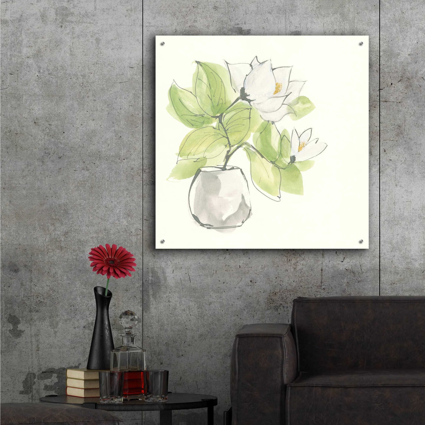 Epic Art 'Plant Magnolia II' by Chris Paschke,36x36