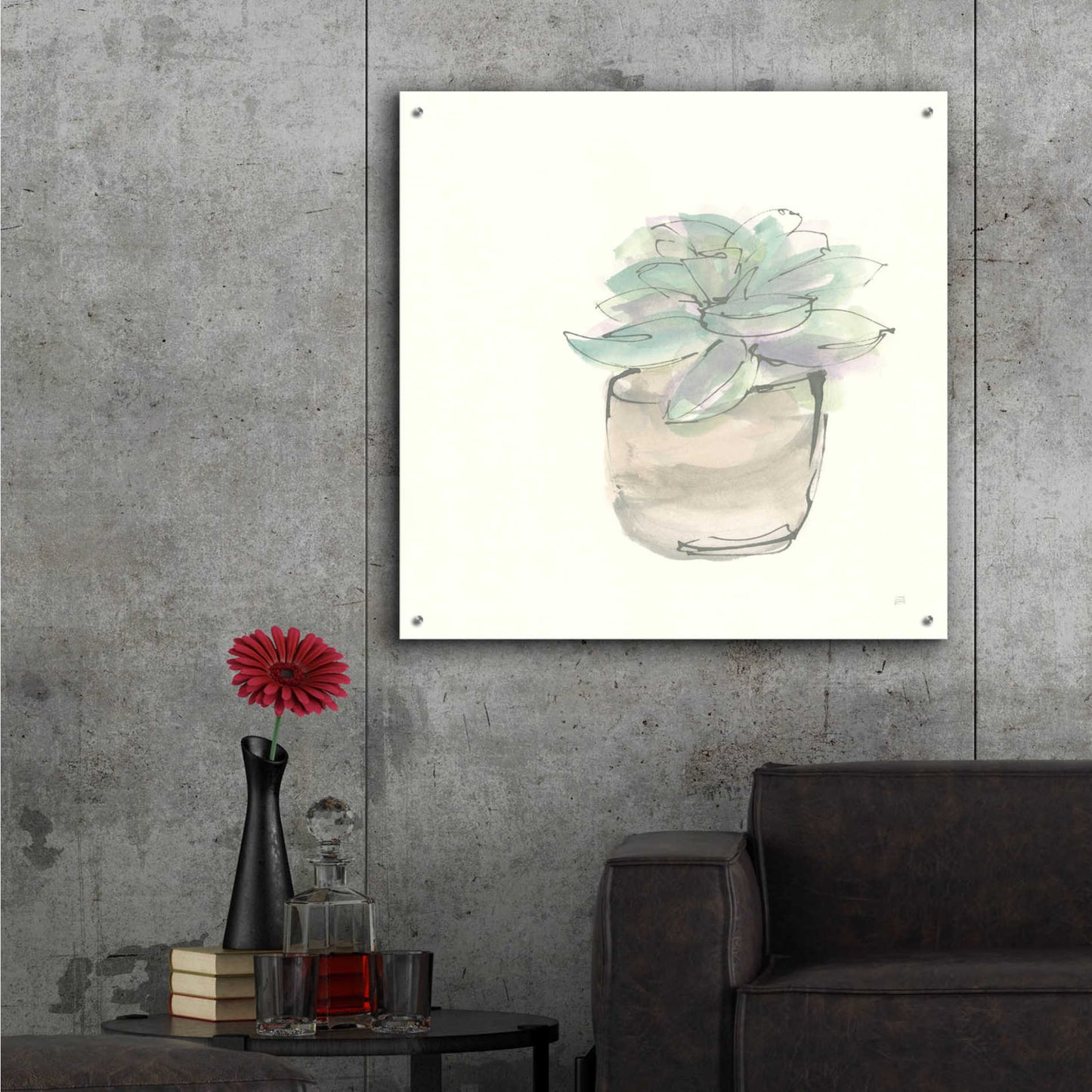 Epic Art 'Succulent IV' by Chris Paschke,36x36