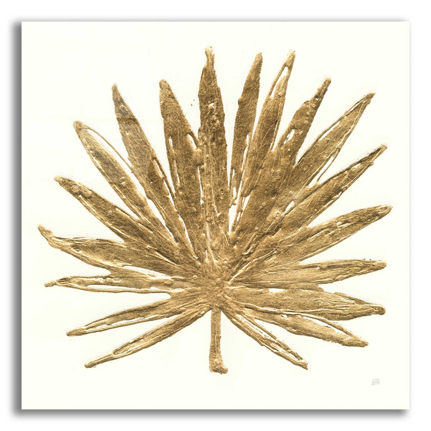 Epic Art 'Gilded Palm VIII' by Chris Paschke, Acrylic Glass Wall Art,36x36