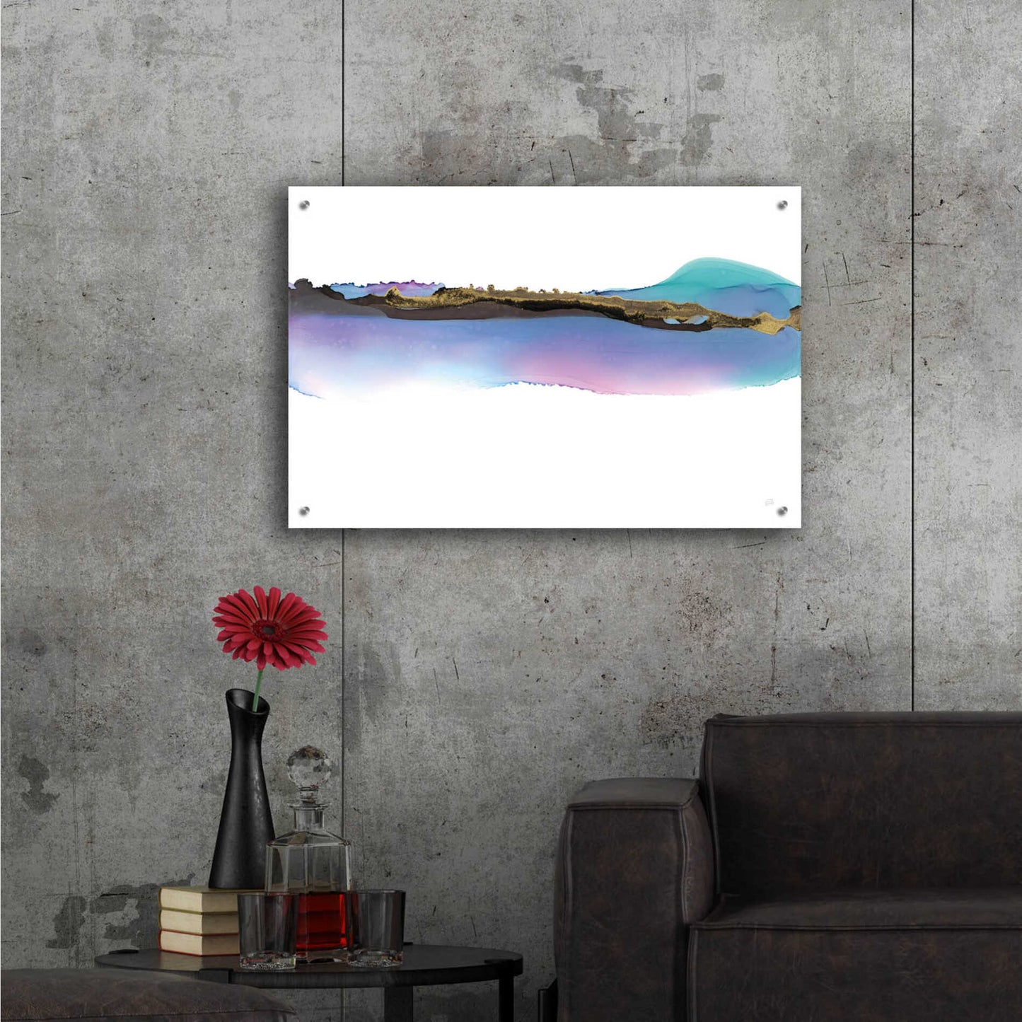 Epic Art 'Island' by Chris Paschke, Acrylic Glass Wall Art,36x24