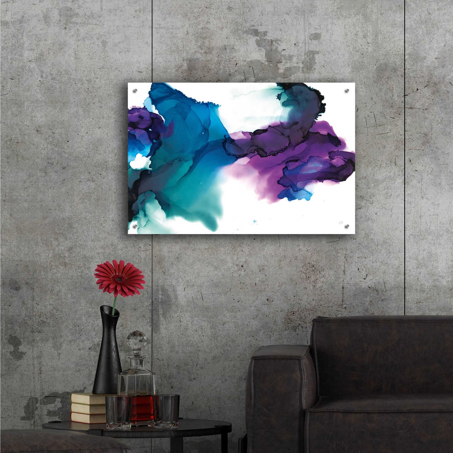 Epic Art 'Gemstone' by Chris Paschke, Acrylic Glass Wall Art,36x24