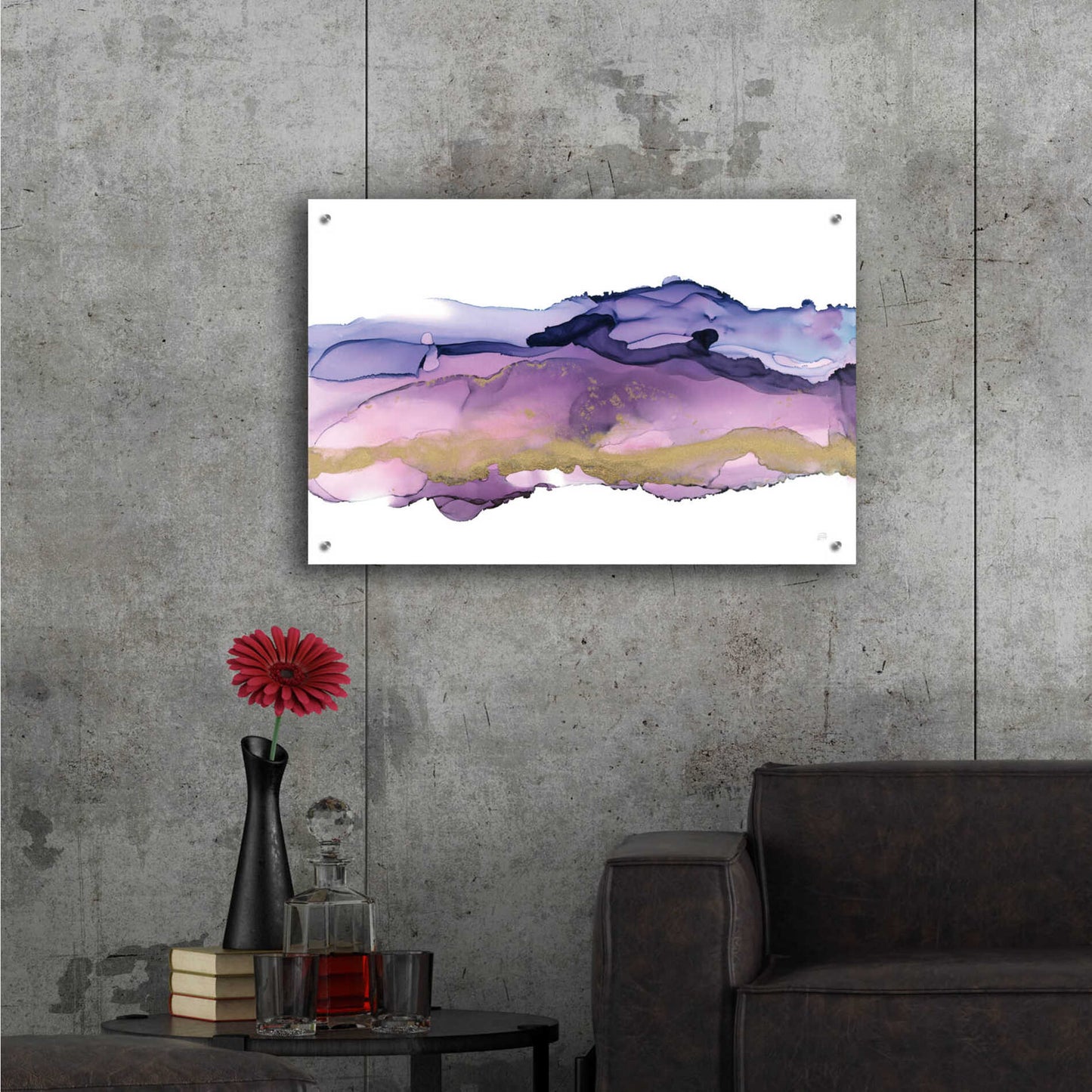 Epic Art 'Coastal Ink III' by Chris Paschke, Acrylic Glass Wall Art,36x24