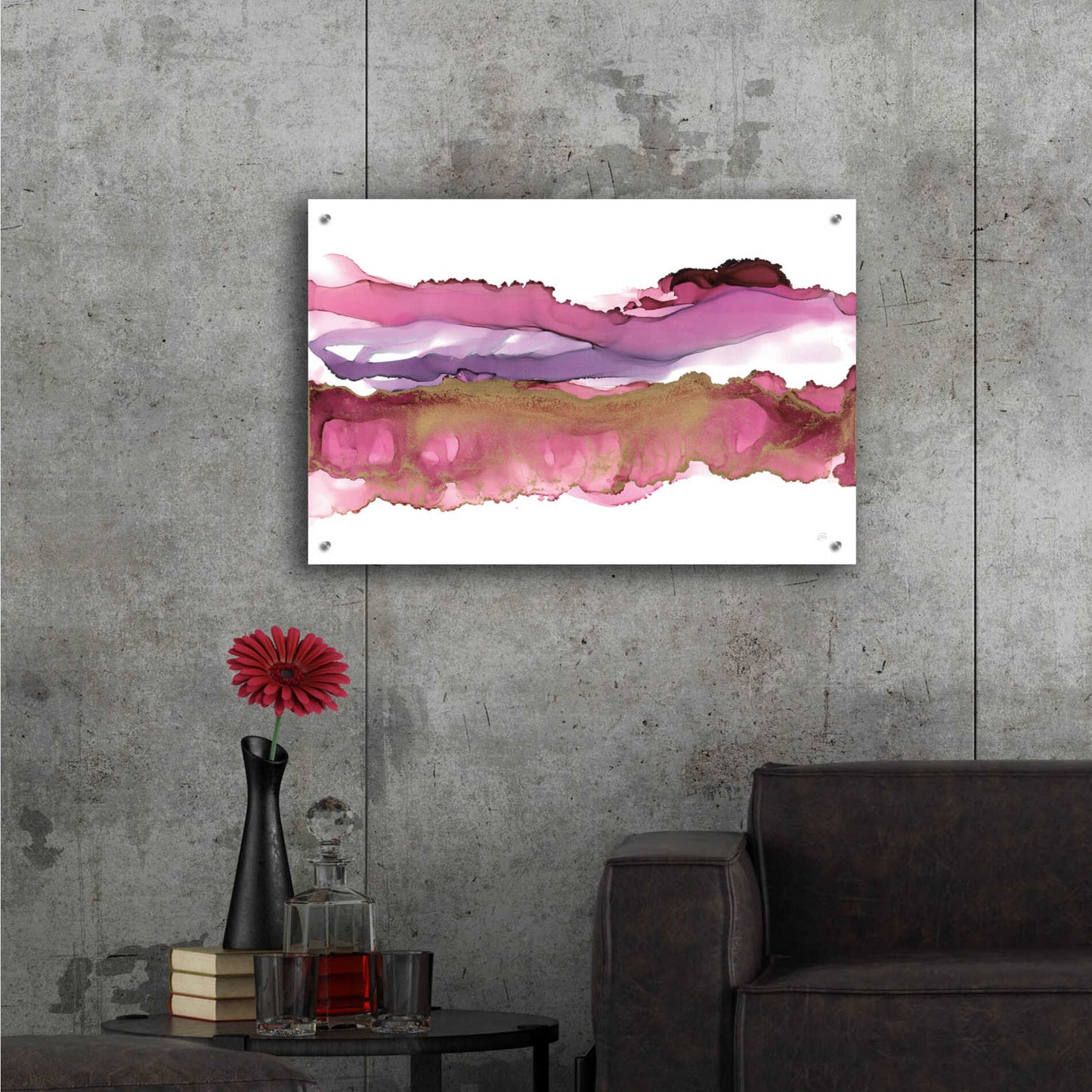 Epic Art 'Coastal Ink V' by Chris Paschke, Acrylic Glass Wall Art,36x24