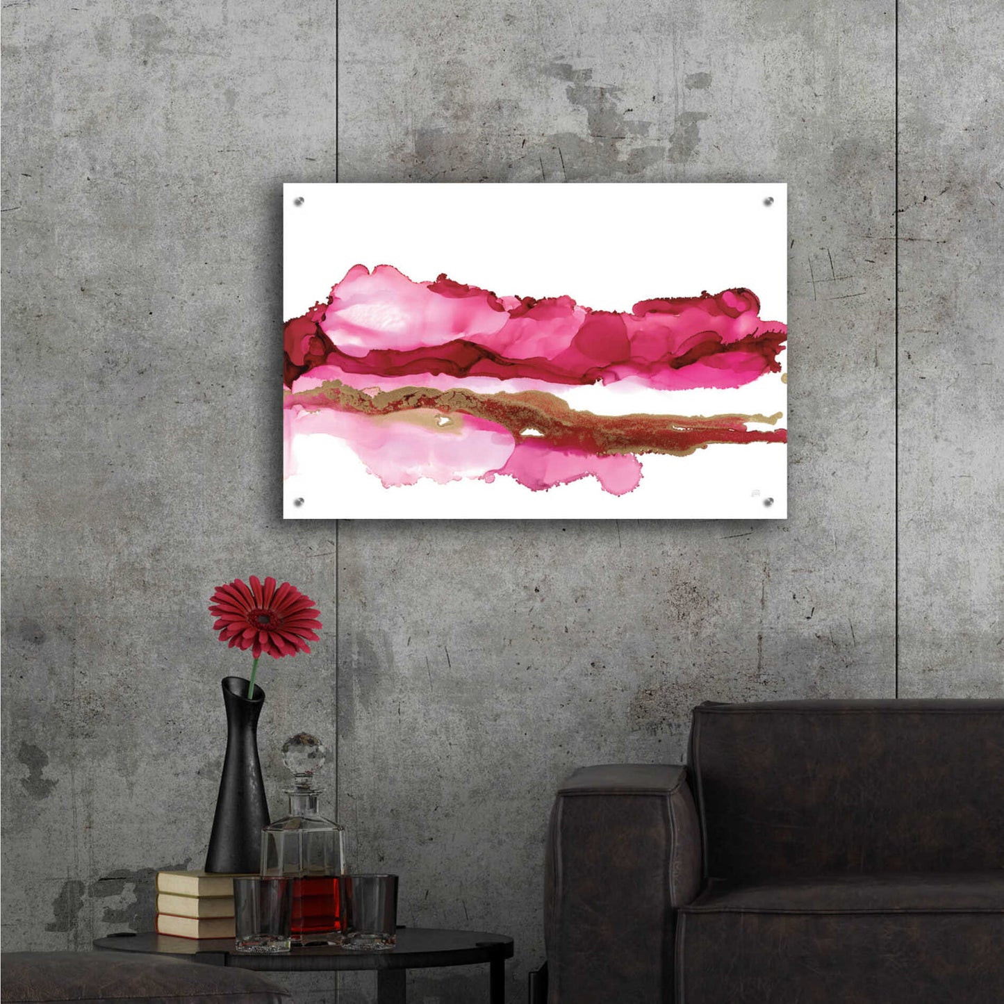 Epic Art 'Coastal Ink VI' by Chris Paschke, Acrylic Glass Wall Art,36x24