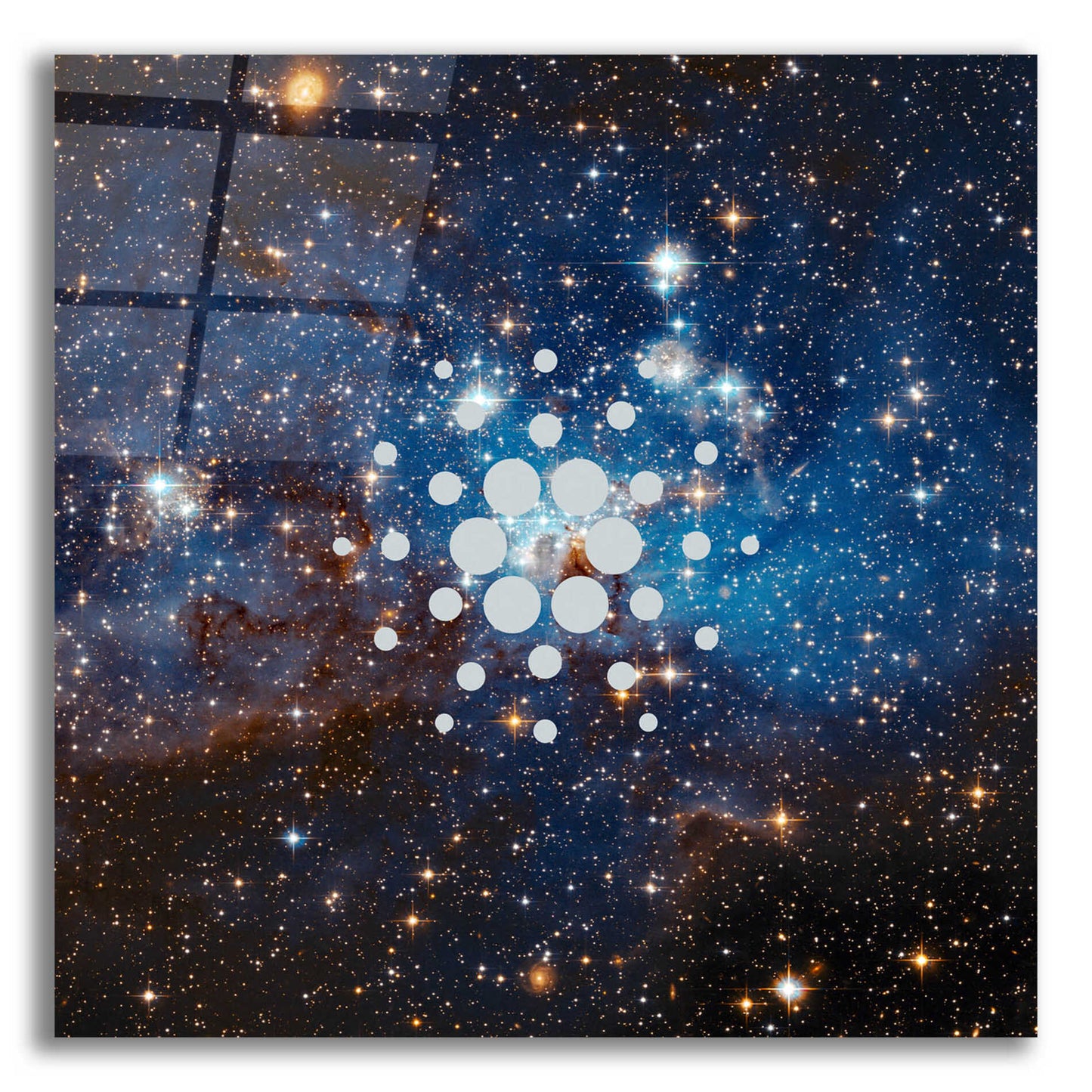 Epic Art 'Bluescape VI' by Chris Paschke, Acrylic Glass Wall Art,36x36