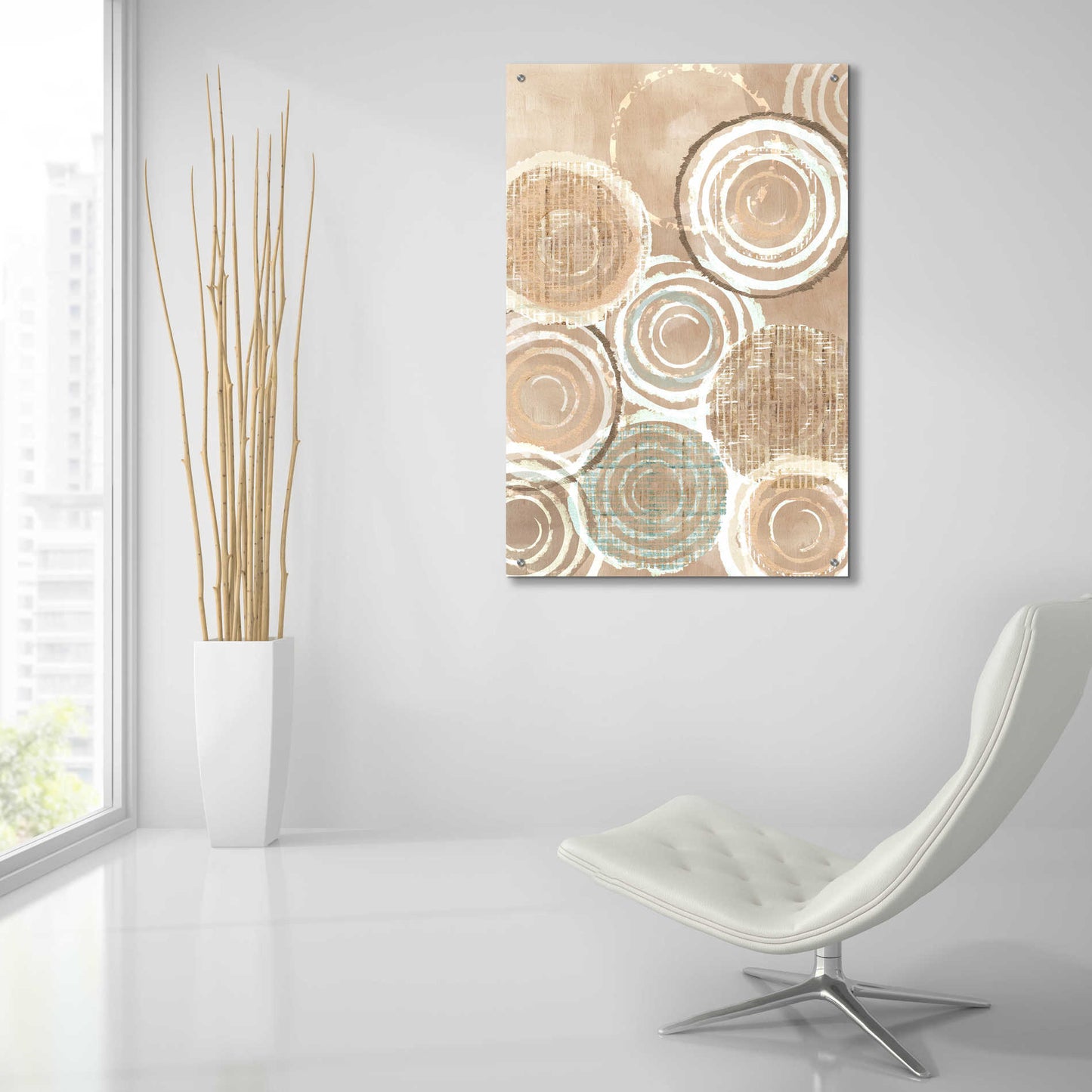 Epic Art 'Woven Baskets IV' by Flora Kouta Acrylic Glass Wall Art,24x36