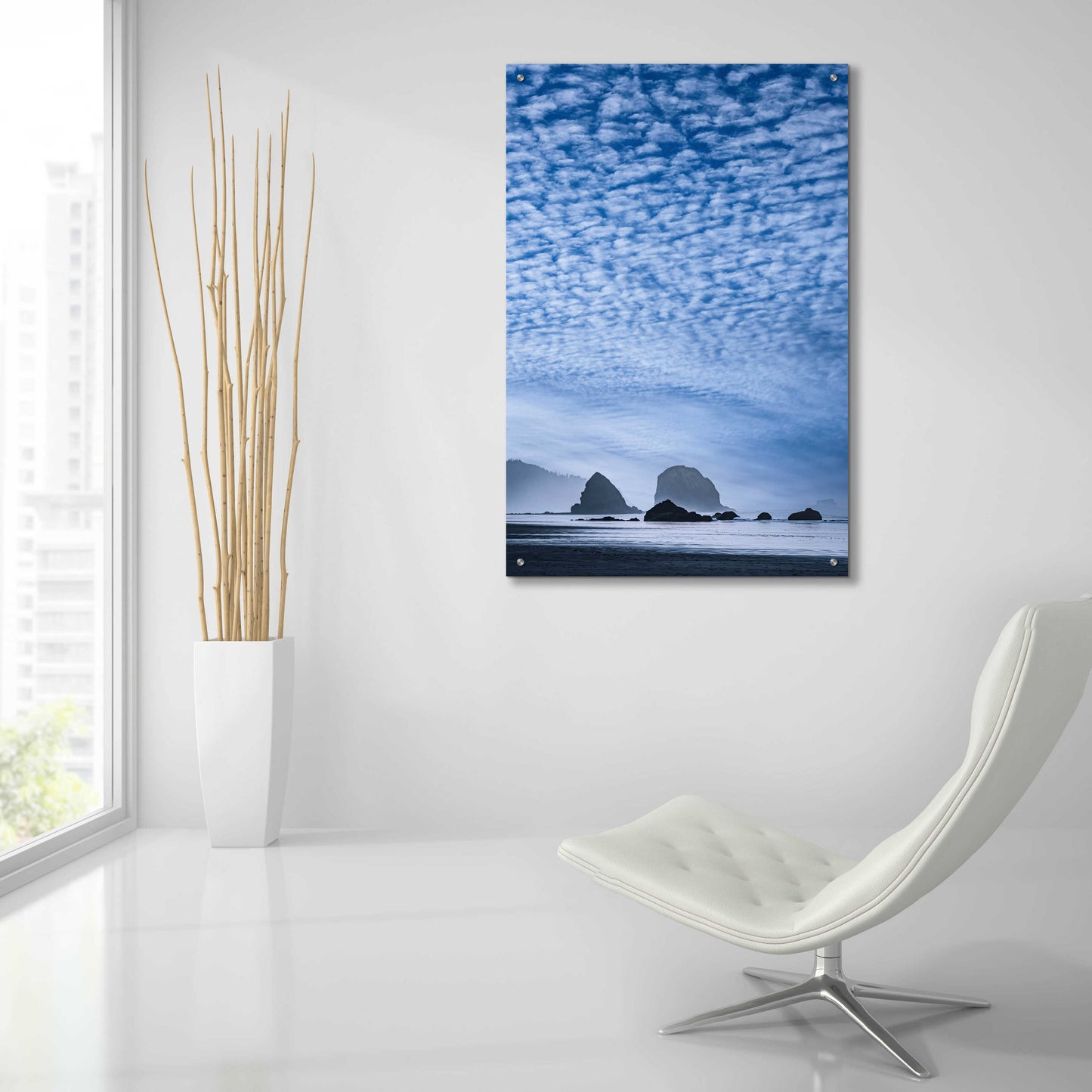 Epic Art 'Coatal Glow' by Don Schwartz, Acrylic Glass Wall Art,24x36