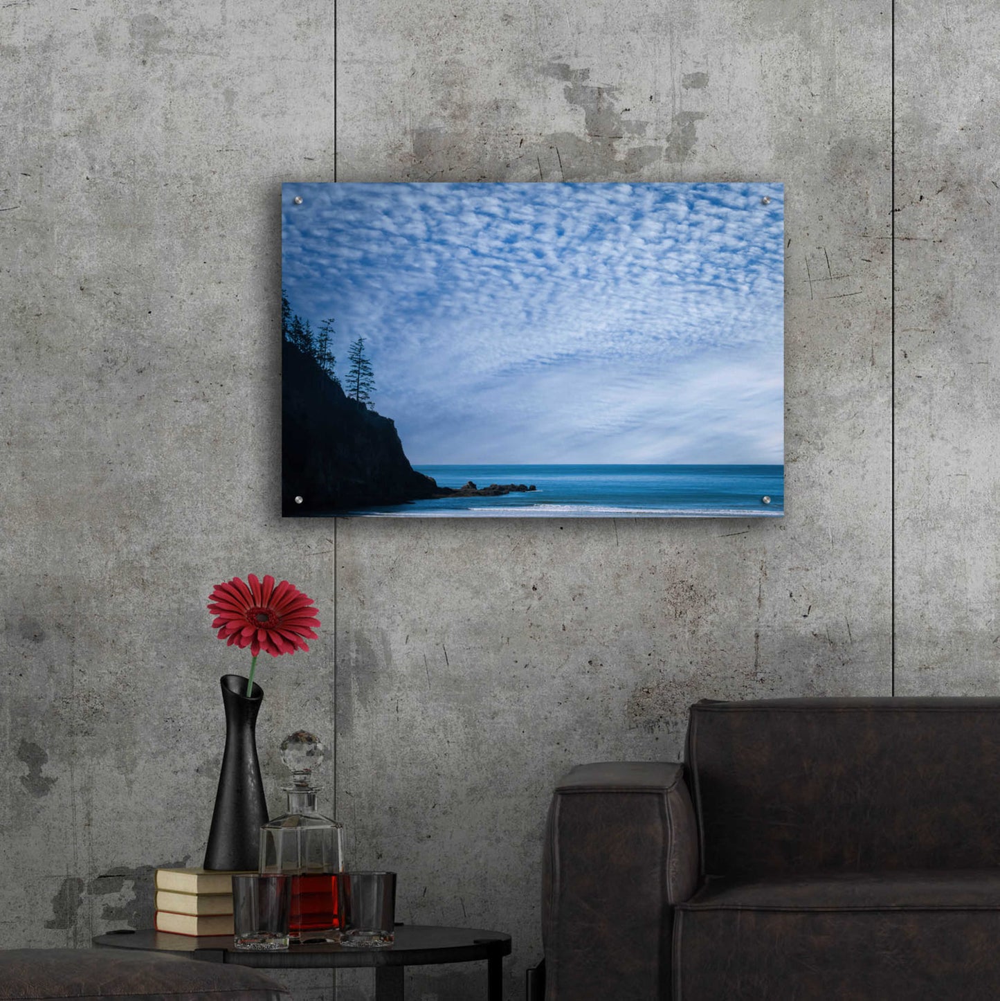 Epic Art 'Short Sand Beach' by Don Schwartz, Acrylic Glass Wall Art,36x24