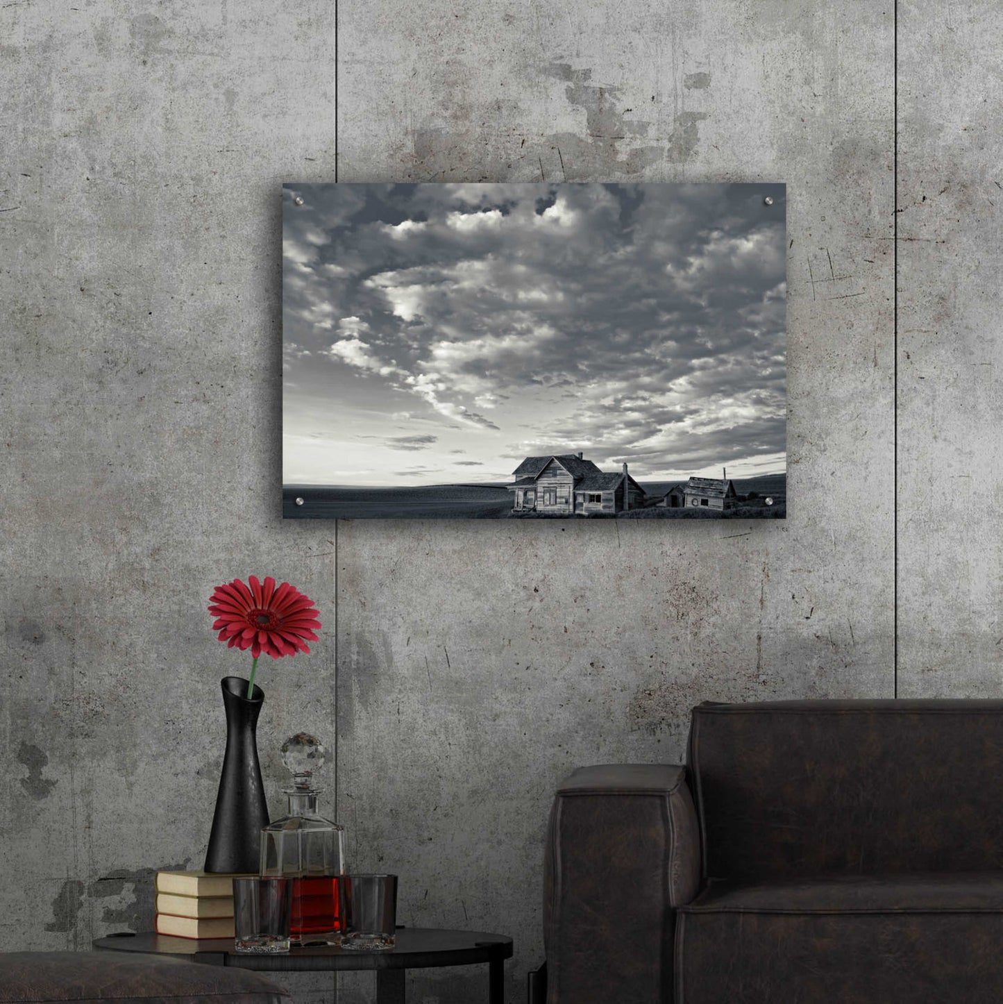 Epic Art 'The Old Homestead' by Don Schwartz, Acrylic Glass Wall Art,36x24