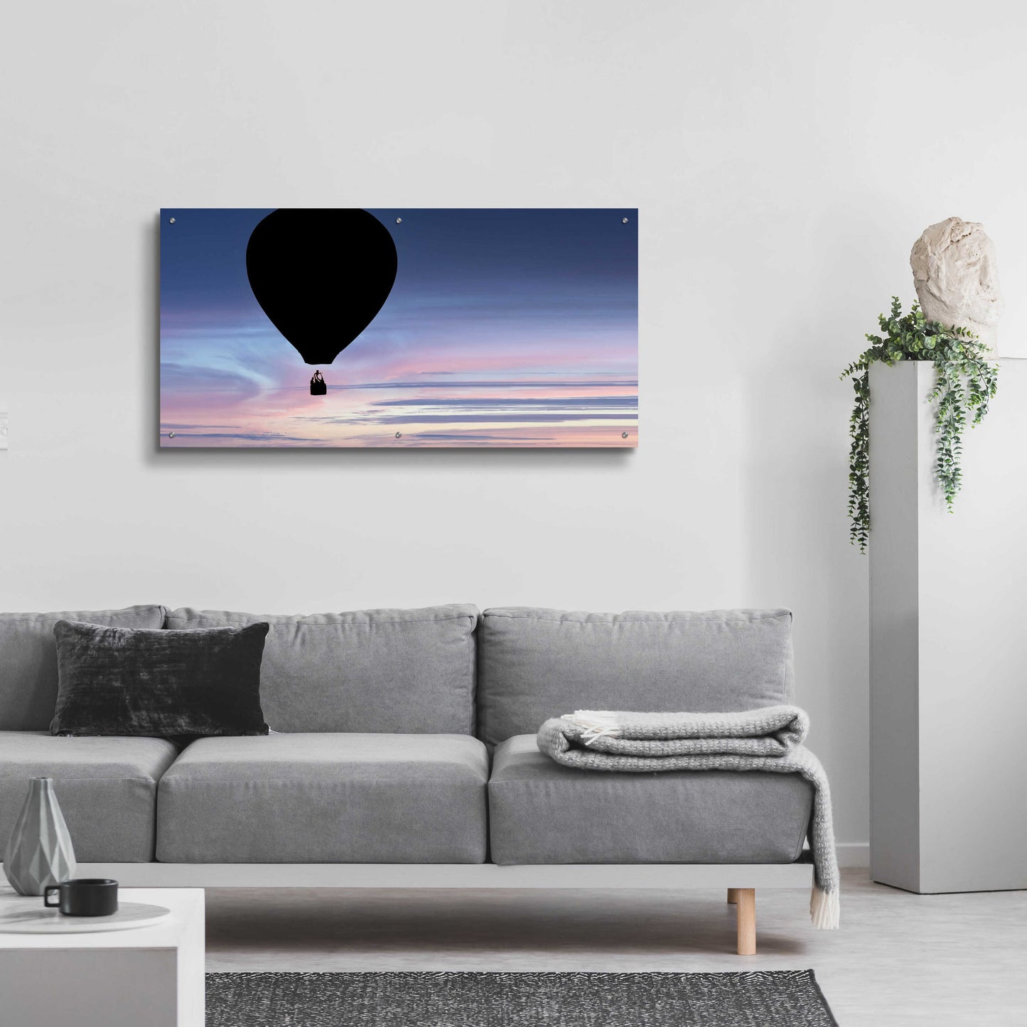 Epic Art 'Rising' by Don Schwartz, Acrylic Glass Wall Art,48x24
