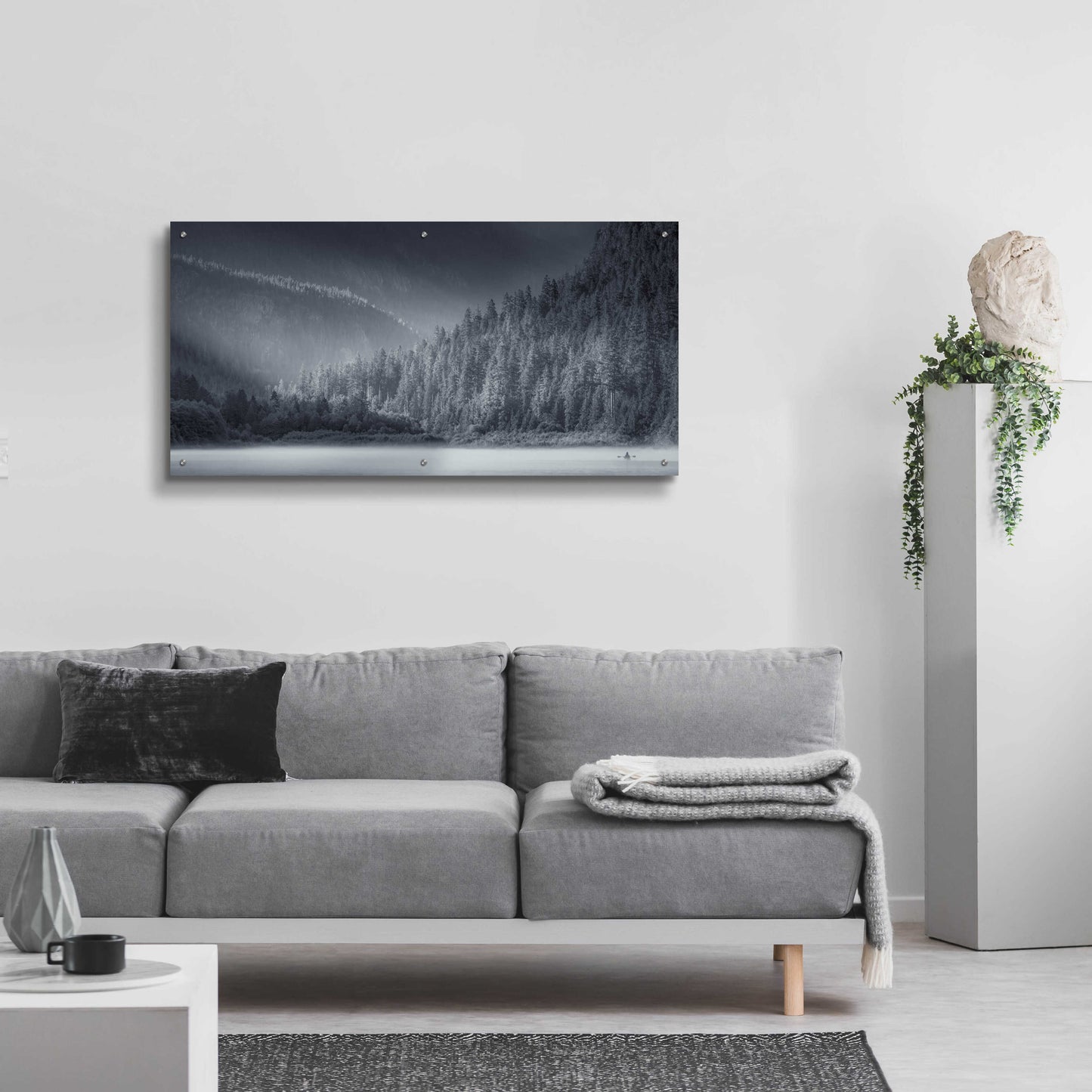 Epic Art 'Serene Paddle Ii' by Don Schwartz, Acrylic Glass Wall Art,48x24