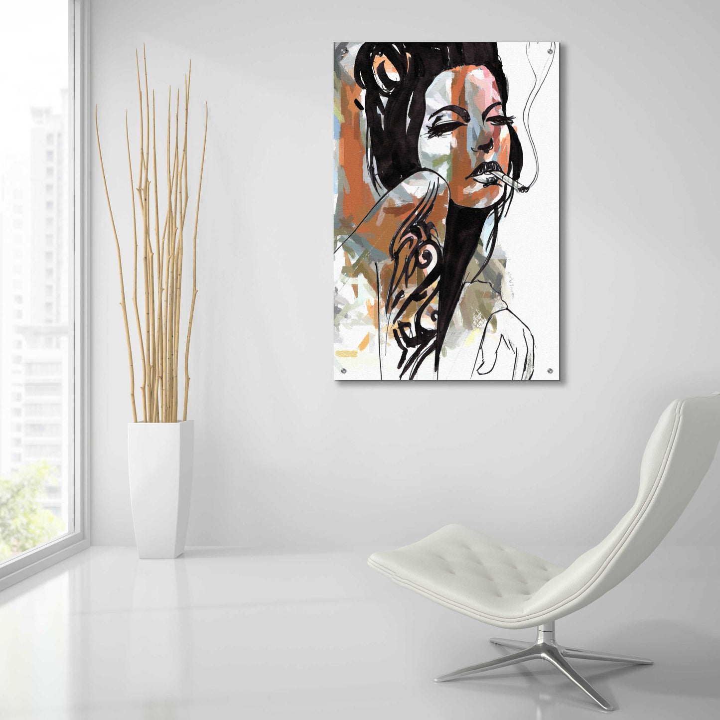 Epic Art 'Allure' by Karen Smith Acrylic Glass Wall Art,24x36
