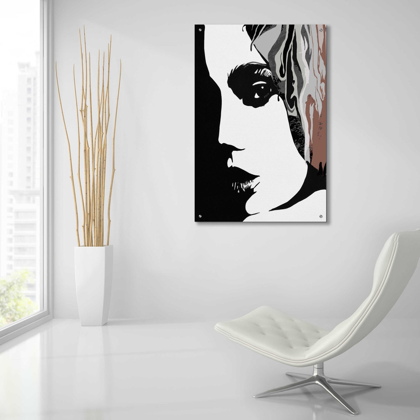 Epic Art 'Shadow Lady' by Karen Smith Acrylic Glass Wall Art,24x36