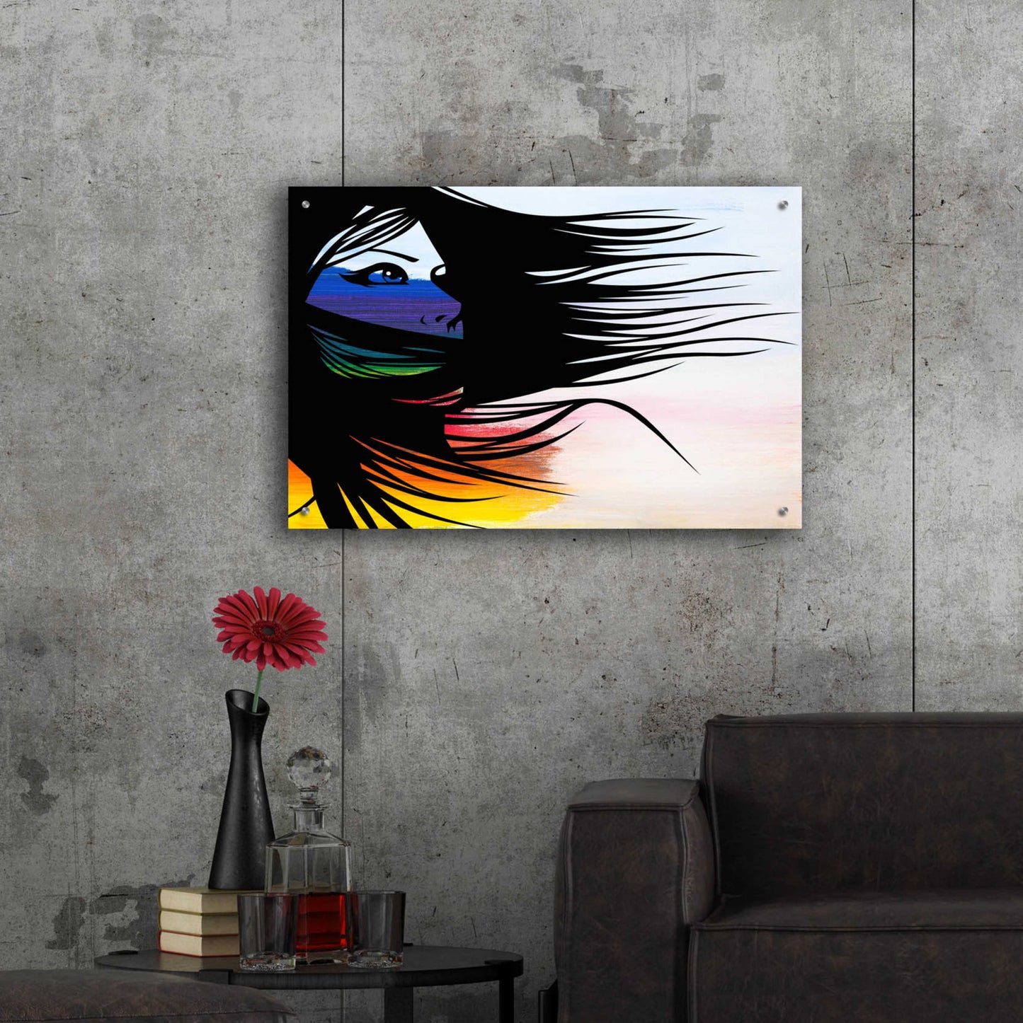 Epic Art 'Infusion' by Karen Smith Acrylic Glass Wall Art,36x24