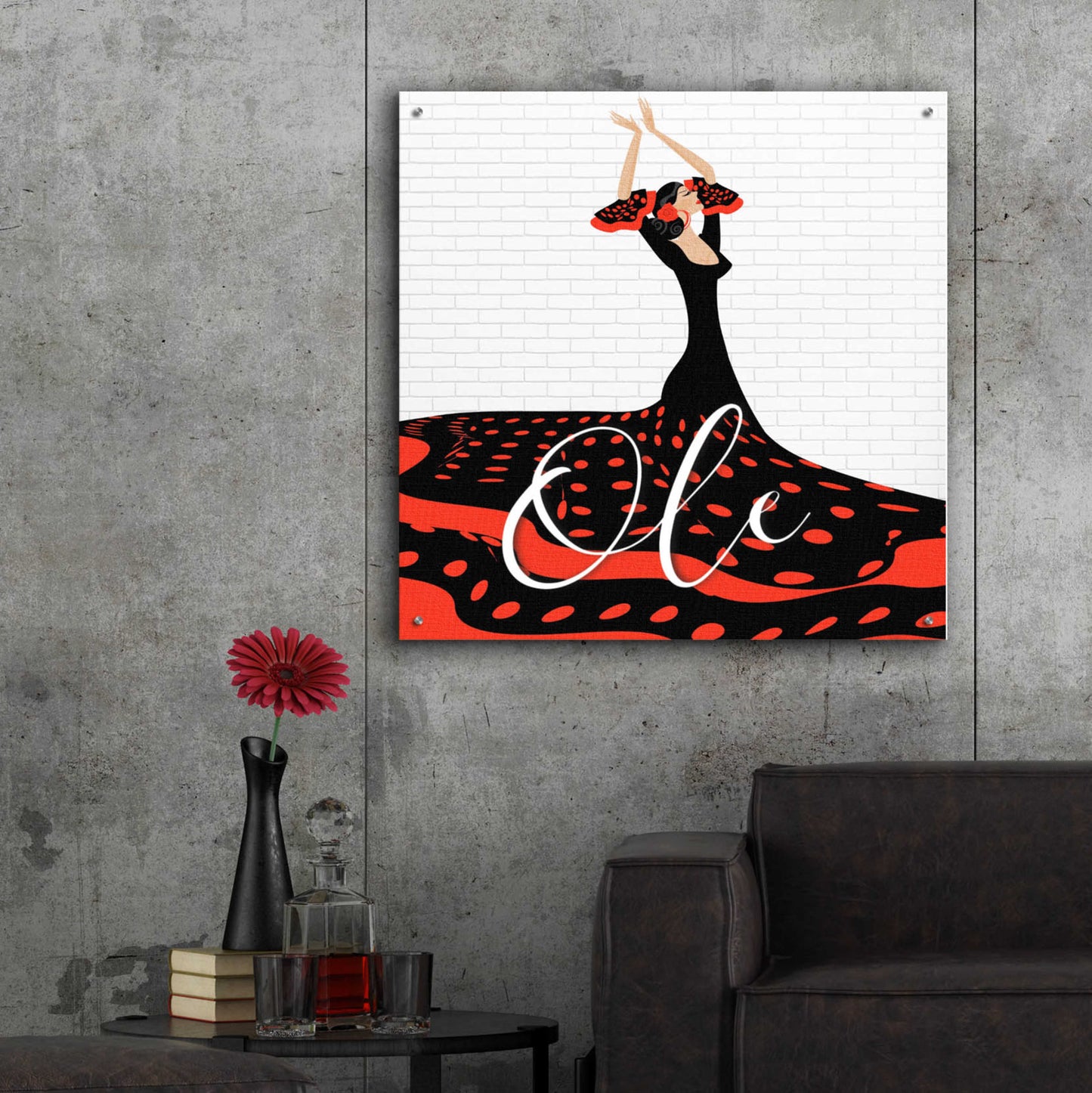 Epic Art 'Ole' by Karen Smith Acrylic Glass Wall Art,36x36