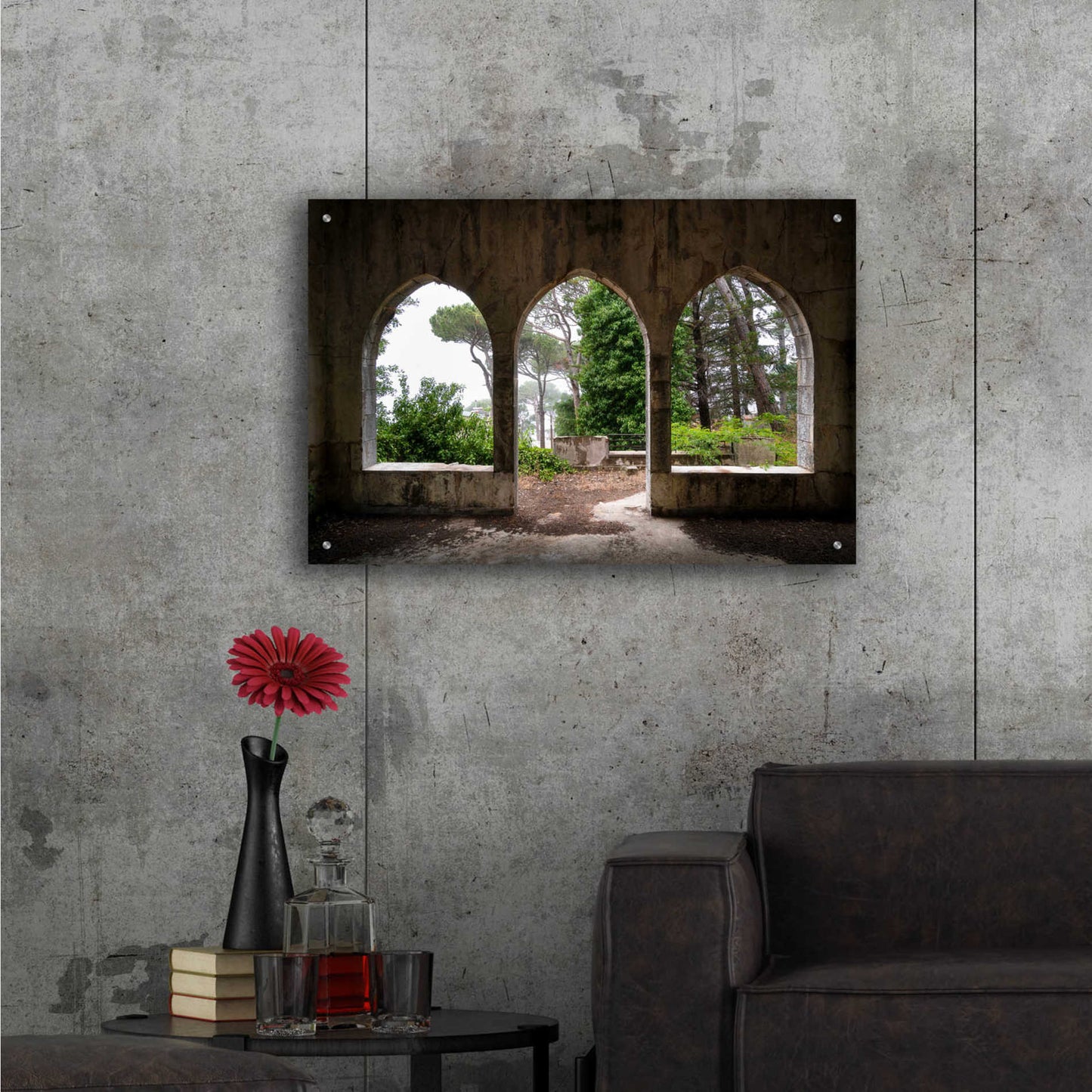 Epic Art 'Tripple Arches' by Roman Robroek Acrylic Glass Wall Art,36x24