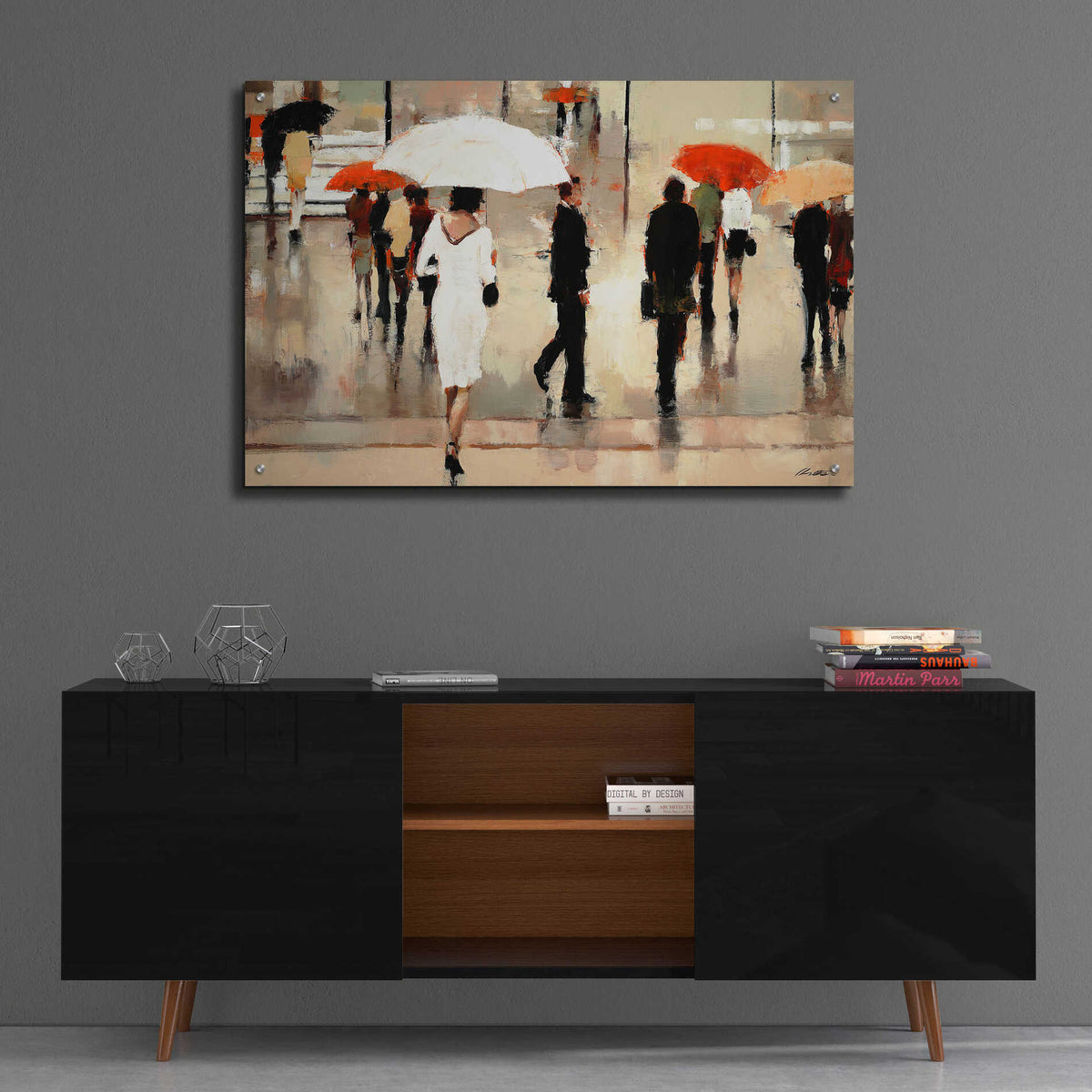 Epic Art 'My Complex Heart' by Lorraine Christie, Acrylic Glass Wall Art,36x24