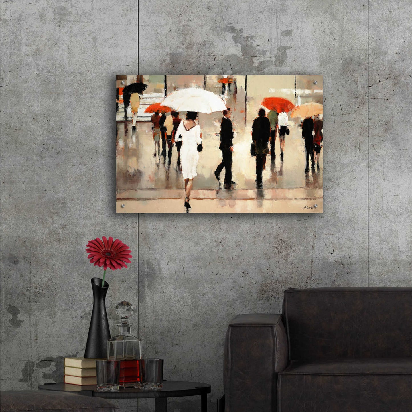 Epic Art 'My Complex Heart' by Lorraine Christie, Acrylic Glass Wall Art,36x24