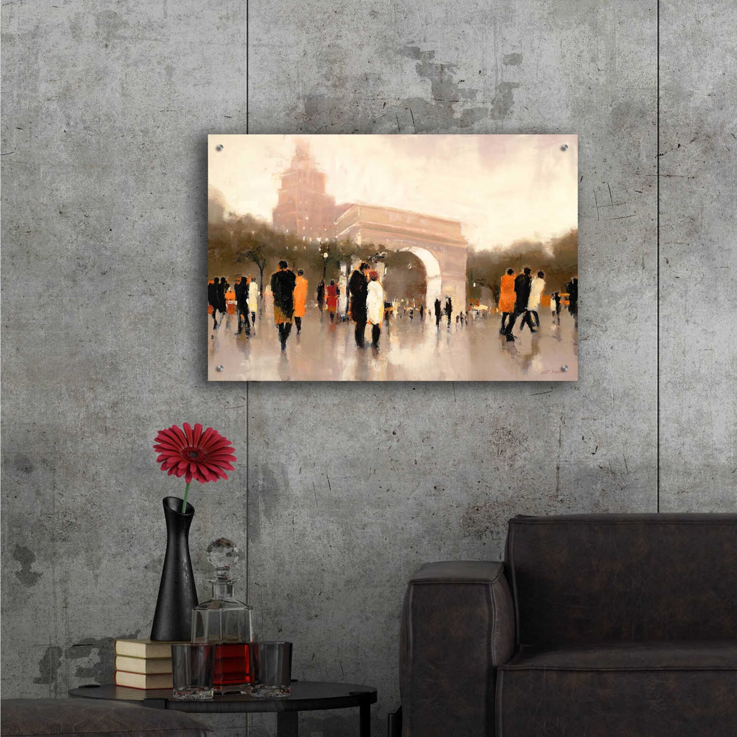 Epic Art 'Monumental Day' by Lorraine Christie, Acrylic Glass Wall Art,36x24