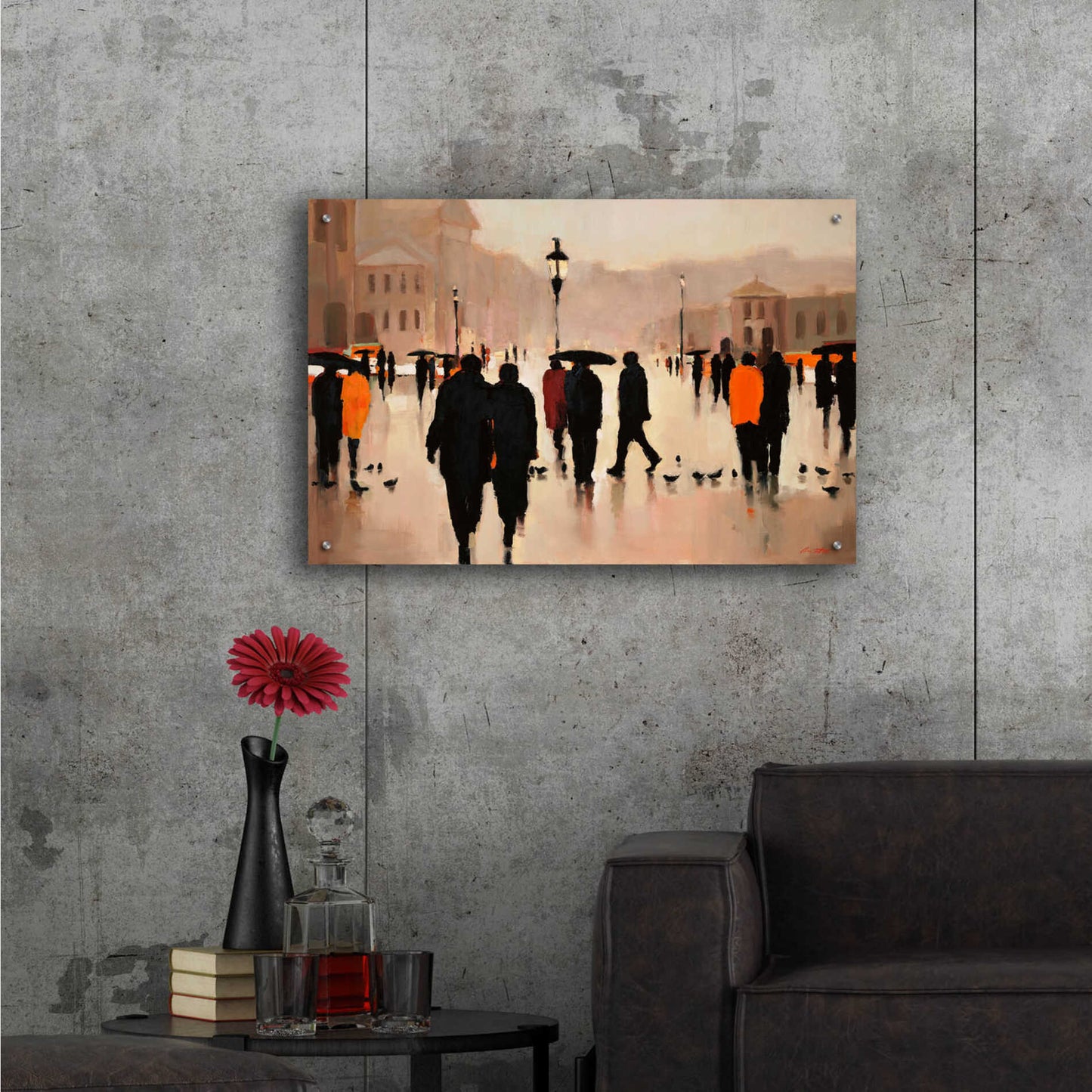 Epic Art 'Where We Once Walked' by Lorraine Christie, Acrylic Glass Wall Art,36x24