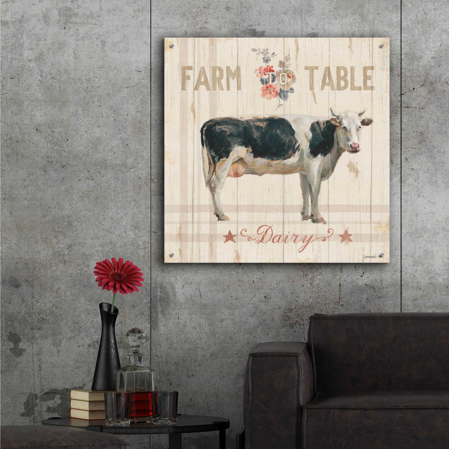 Epic Art 'Farm Patchwork V' by Danhui Nai, Acrylic Glass Wall Art,36x36