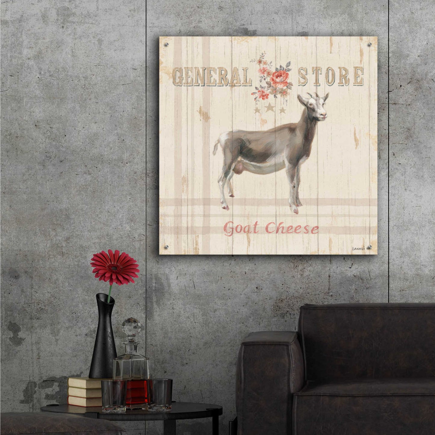 Epic Art 'Farm Patchwork VII' by Danhui Nai, Acrylic Glass Wall Art,36x36