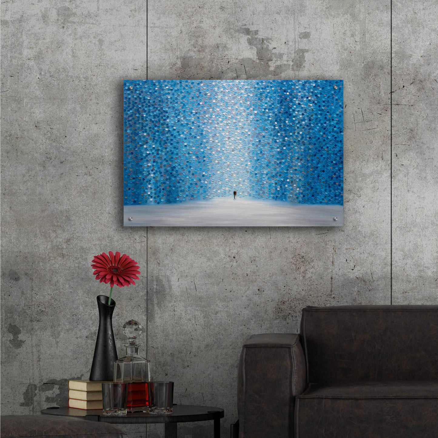 Epic Art 'Romantica' by Ekaterina Ermilkina Acrylic Glass Wall Art,36x24