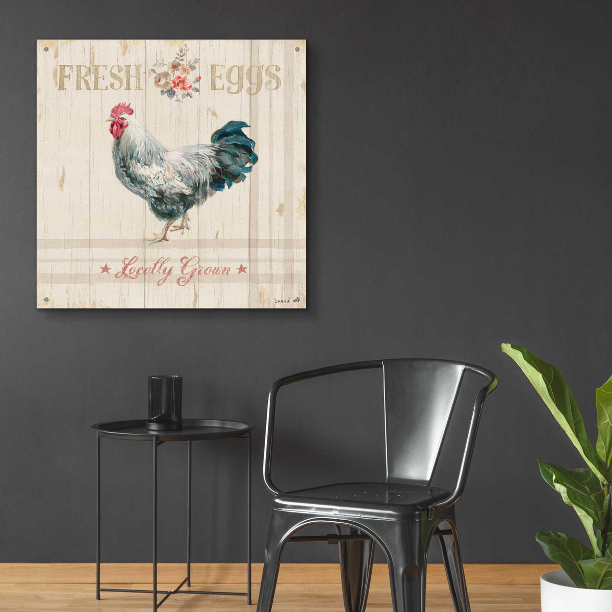 Epic Art 'Farm Patchwork VIII' by Danhui Nai, Acrylic Glass Wall Art,36x36