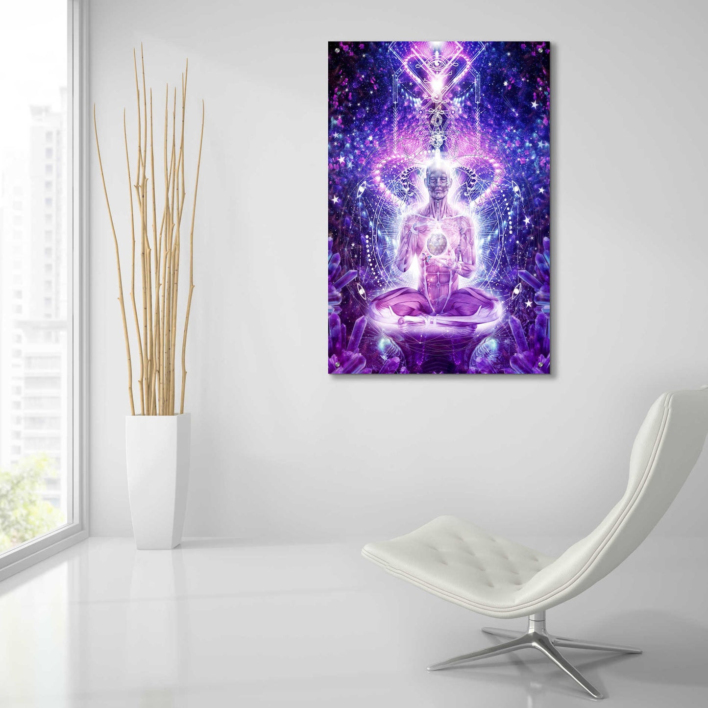 Epic Art 'Balanced Self' by Cameron Gray Acrylic Glass Wall Art,24x36