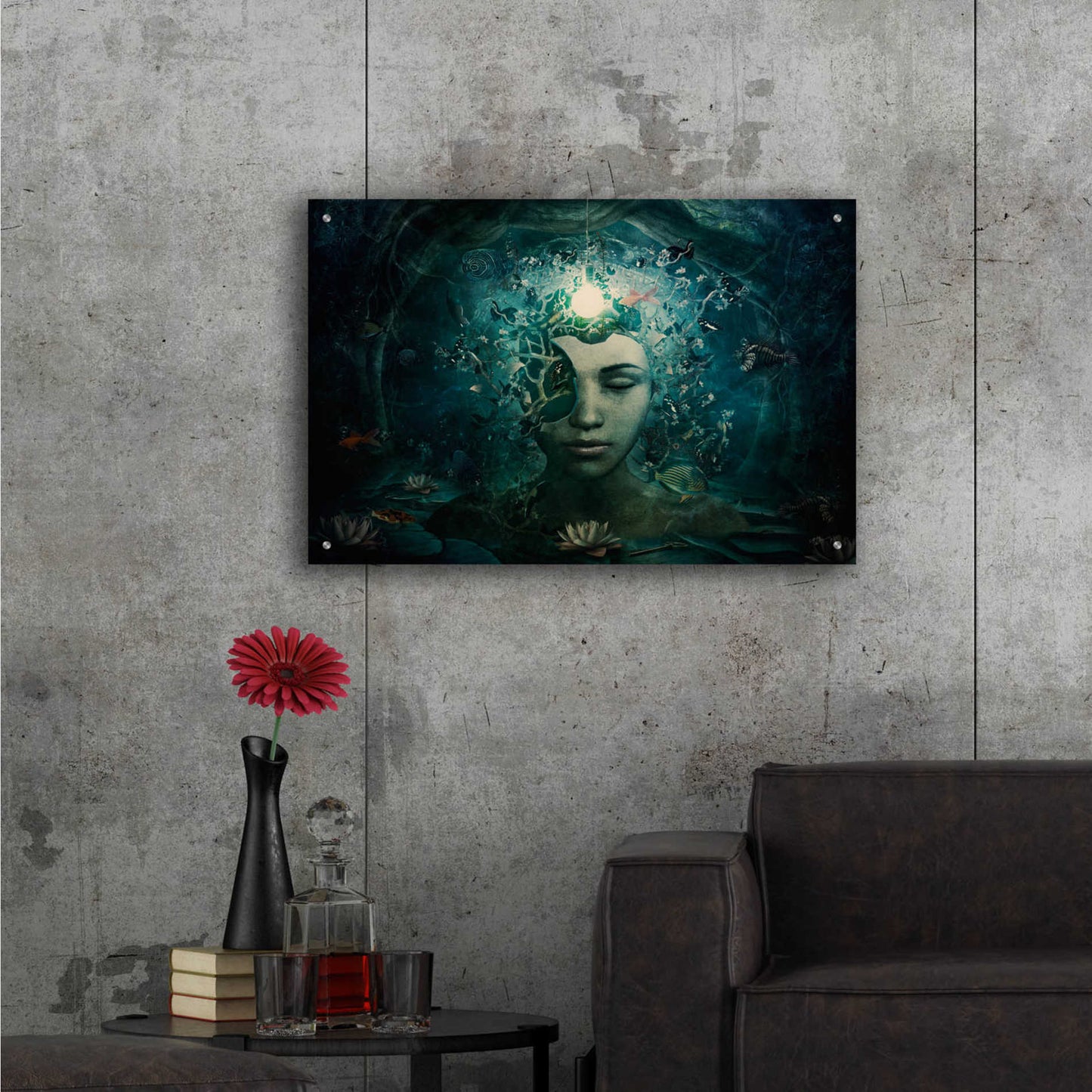 Epic Art 'Beautiful And Broken' by Cameron Gray Acrylic Glass Wall Art,36x24