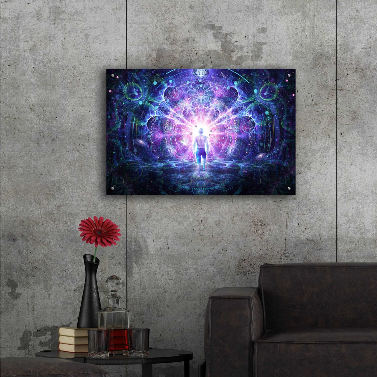 Epic Art 'Conscious Self' by Cameron Gray Acrylic Glass Wall Art,36x24