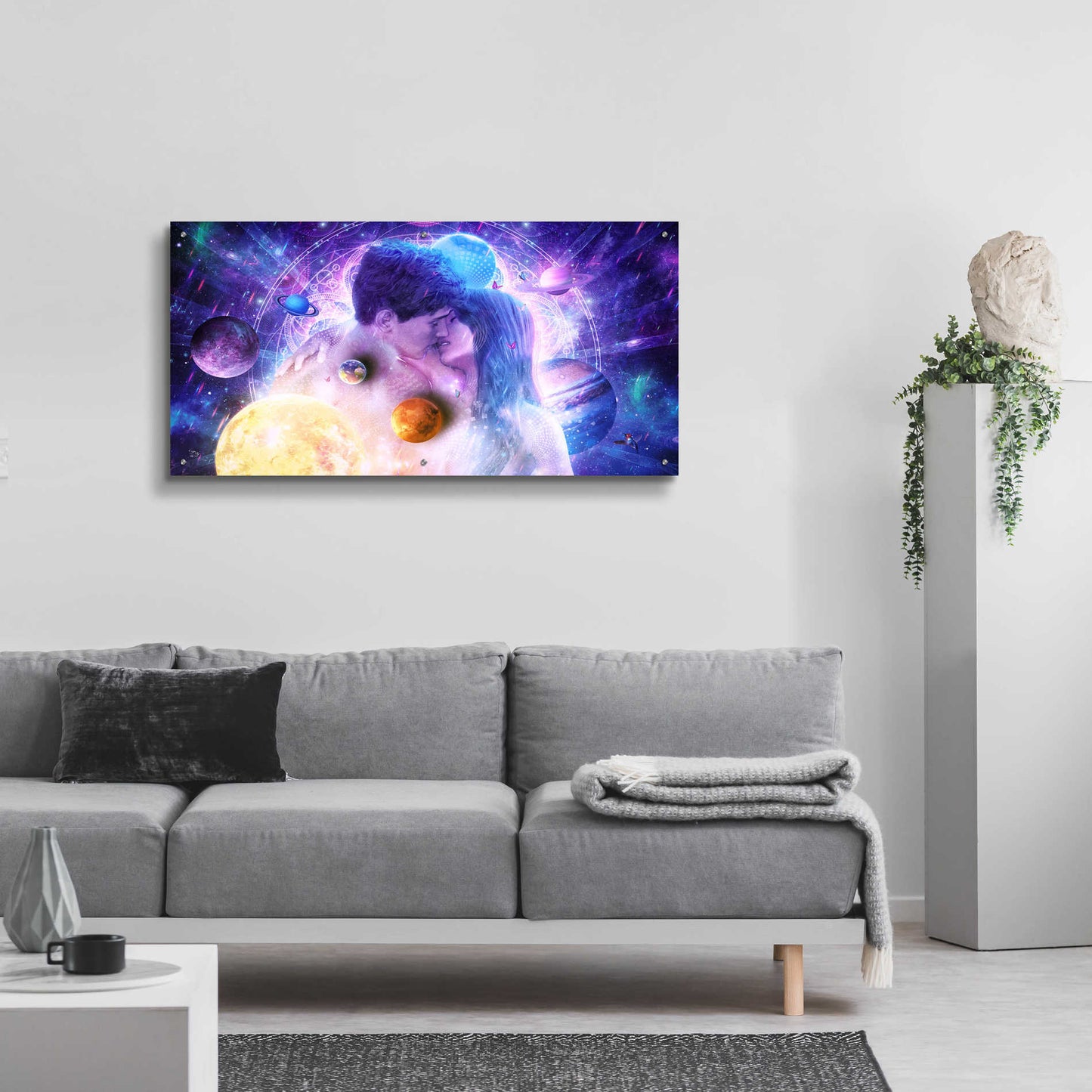 Epic Art 'Endless Moment' by Cameron Gray Acrylic Glass Wall Art,48x24