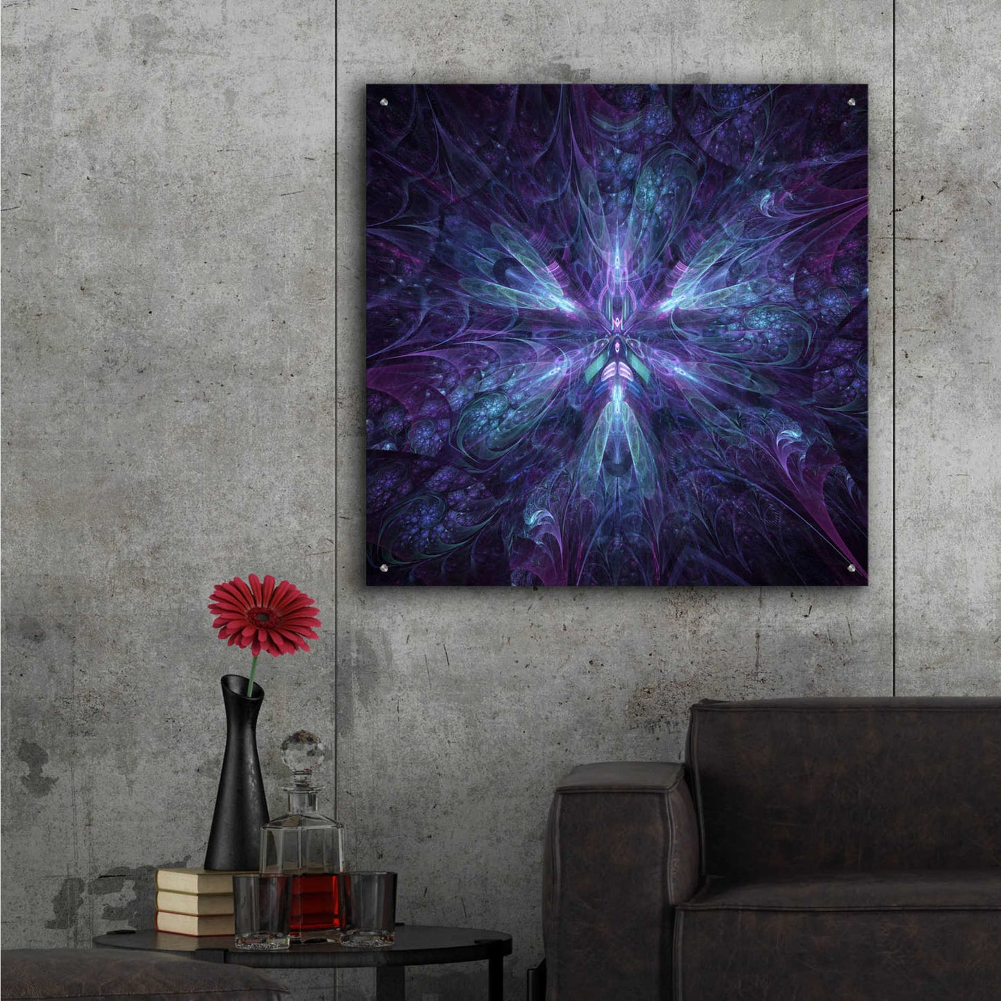 Epic Art 'Expanse Warp' by Cameron Gray Acrylic Glass Wall Art,36x36