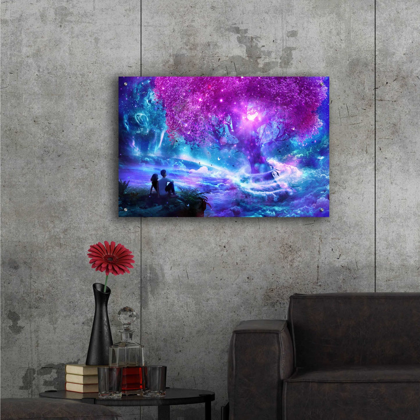 Epic Art 'Wishing Tree' by Cameron Gray Acrylic Glass Wall Art,36x24