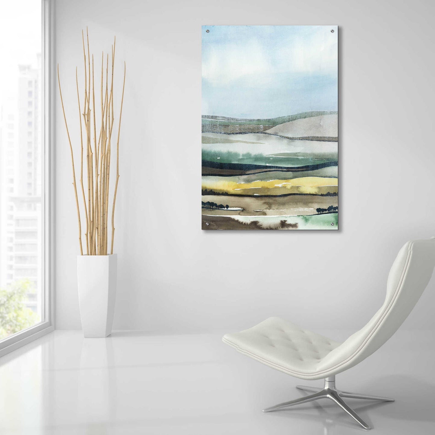 Epic Art 'Virga II' by Grace Popp, Acrylic Glass Wall Art,24x36