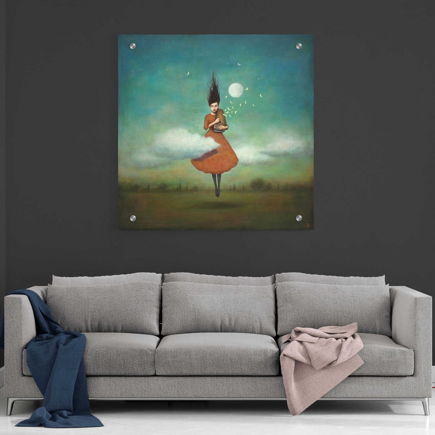 Epic Art 'High Notes for Low Clouds' by Duy Huynh, Acrylic Glass Wall Art,36x36