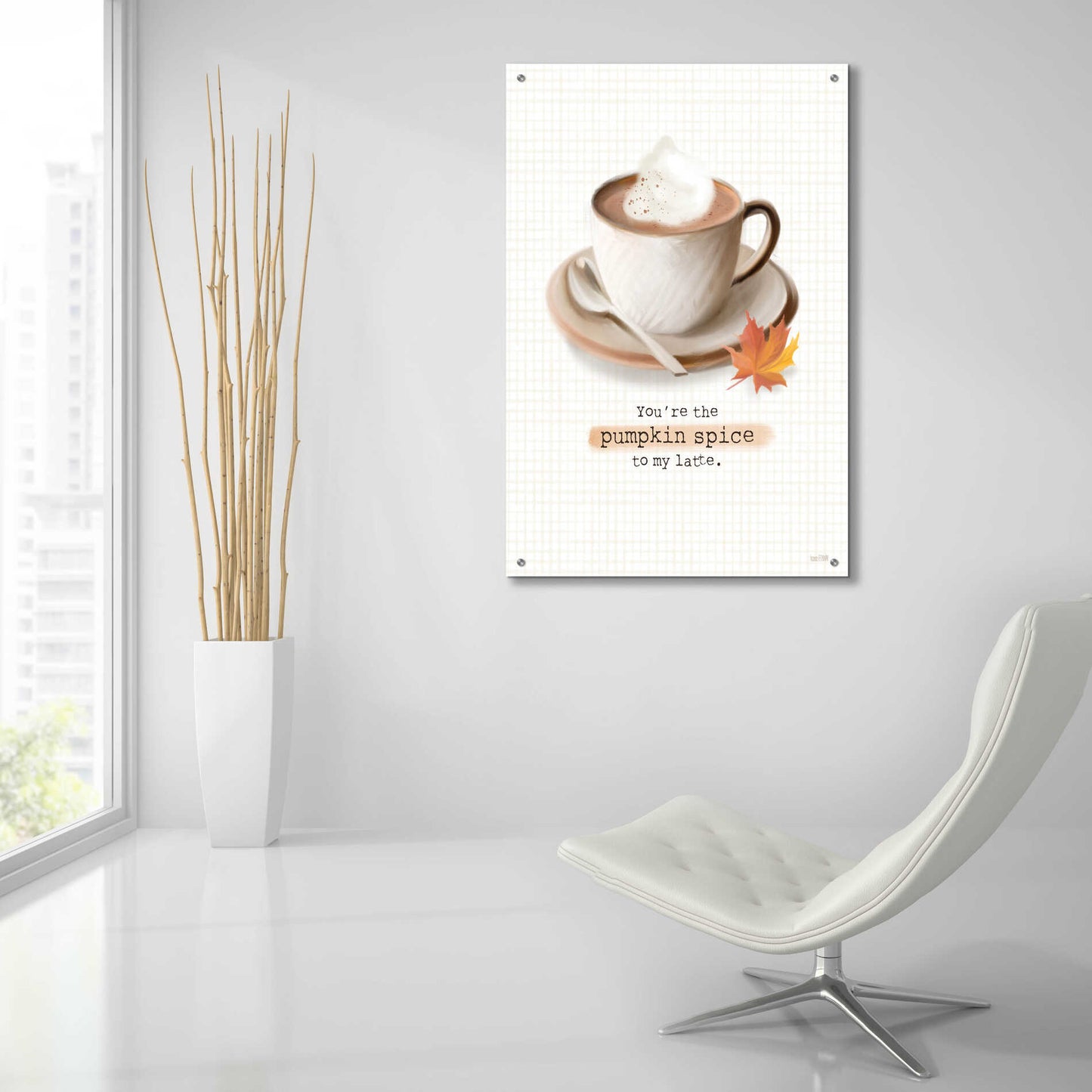 Epic Art 'Pumpkin Spice II' by House Fenway, Acrylic Glass Wall Art,24x36