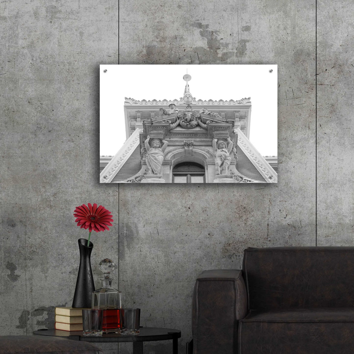 Epic Art 'Philadelphia Architecture' by Lori Deiter, Acrylic Glass Wall Art,36x24