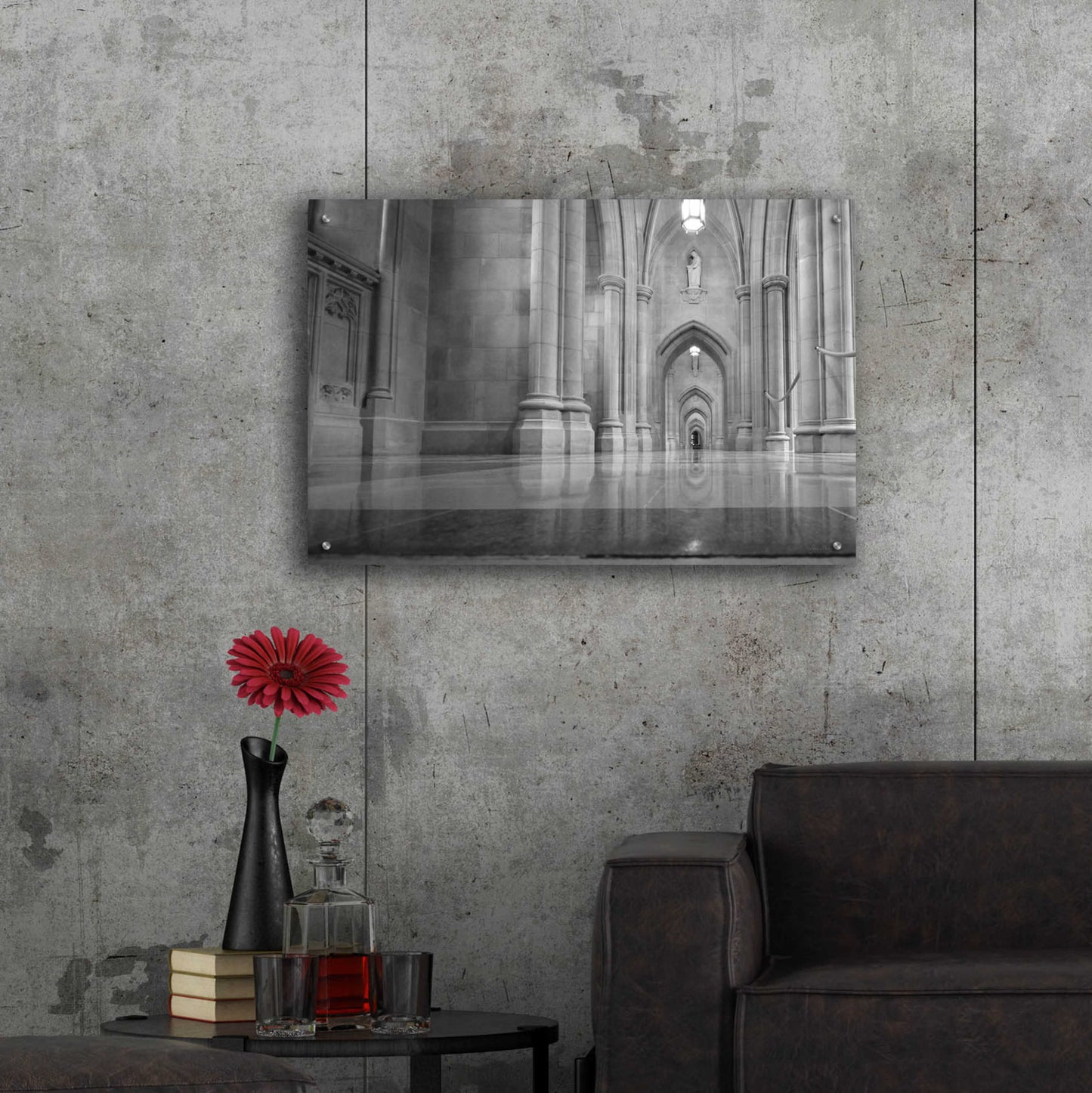 Epic Art 'National Cathedral' by Lori Deiter, Acrylic Glass Wall Art,36x24