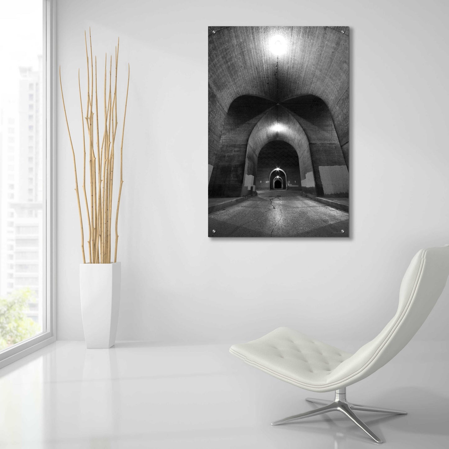 Epic Art 'Beneath The State Street Bridge' by Lori Deiter, Acrylic Glass Wall Art,24x36